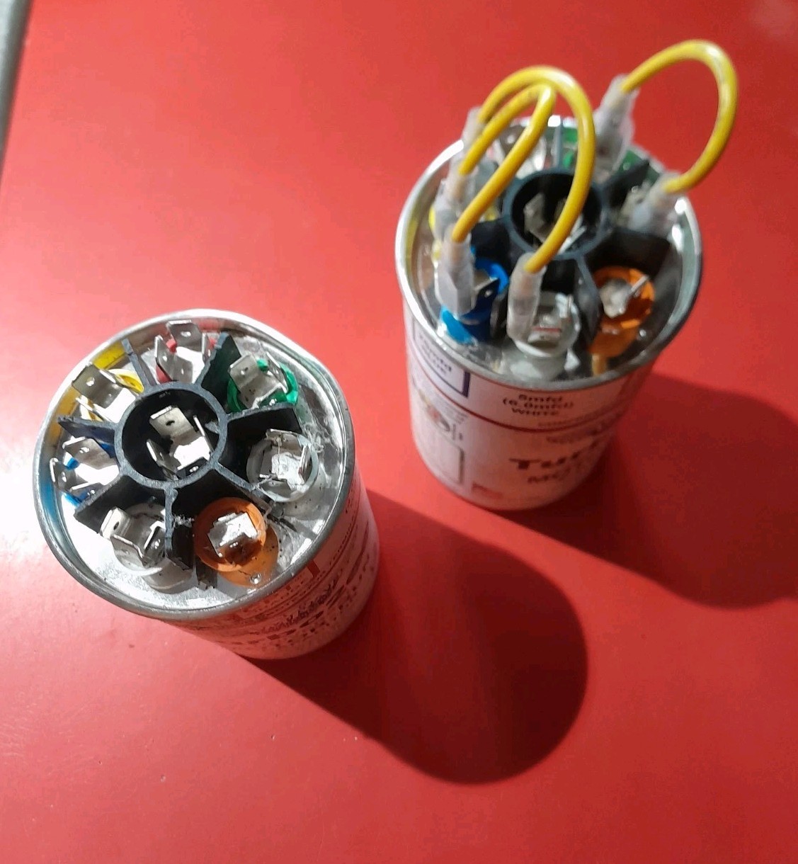 2 – AMRAD Turbo200 UNIVERSAL MOTOR – RUN CAPACITORS…good used with jumpers