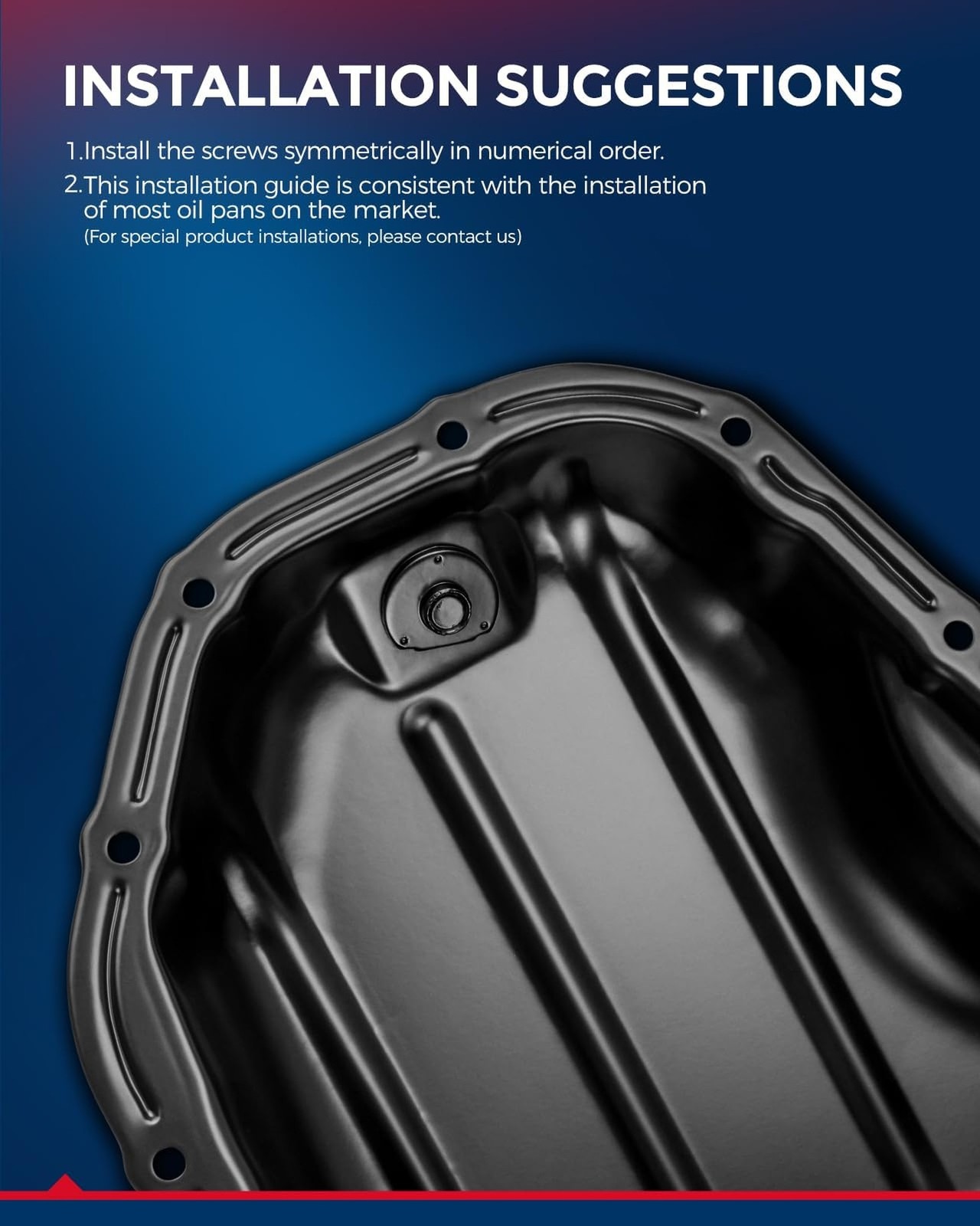 KAX 264-465 Engine Oil Pan, Replacement for Nissan Altima 2007-2016, Murano 2…