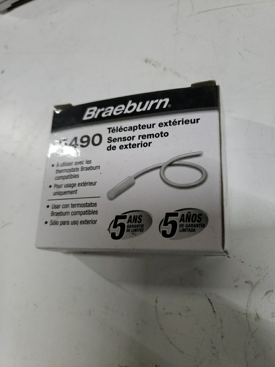 Braeburn 5490 Remote Outdoor Sensor UPC 33732 00530 #04