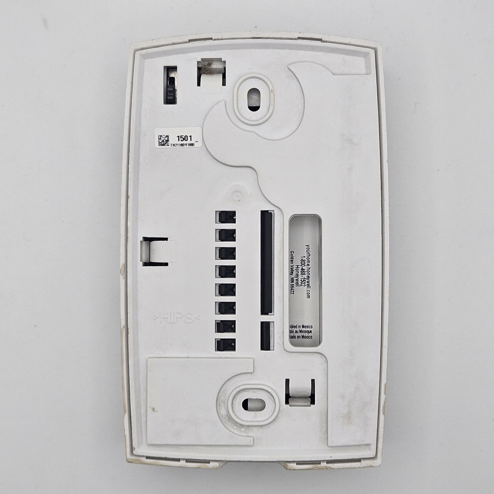 Honeywell TH2110DV1008 PRO 2000 Vertical Programmable Thermostat Tested Working