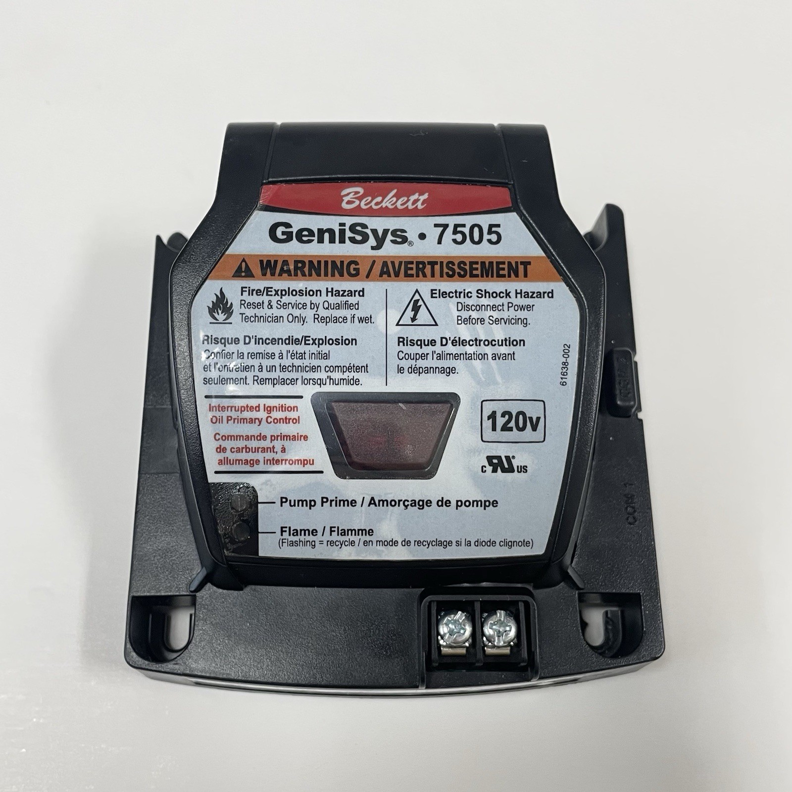 Beckett Genisys 7505 120V Oil Burner Primary Control 7505B-1500