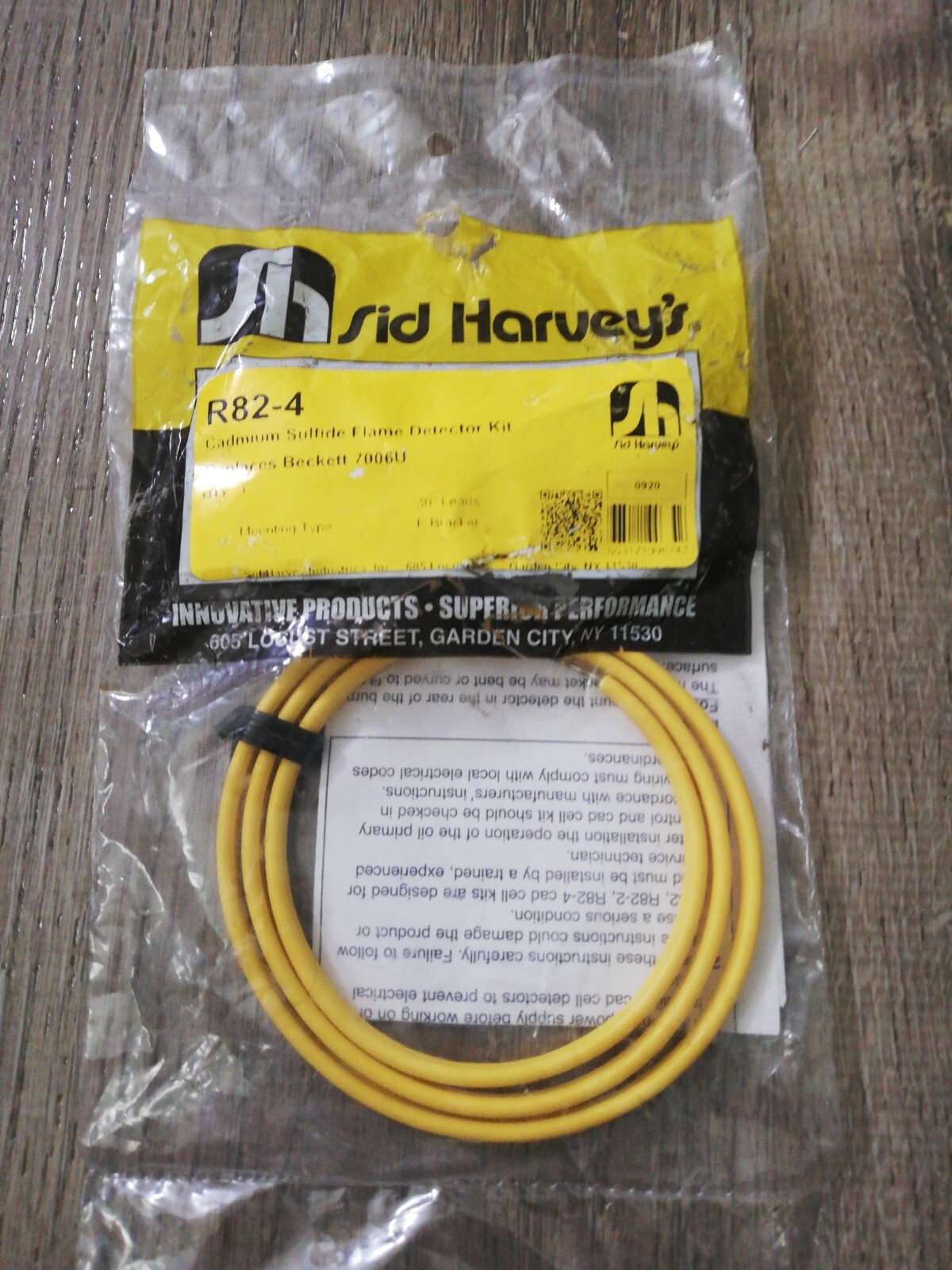 New Sid Harvey #R82-4 Cadmium Sulfide Flame Detector Kit / Oil Line