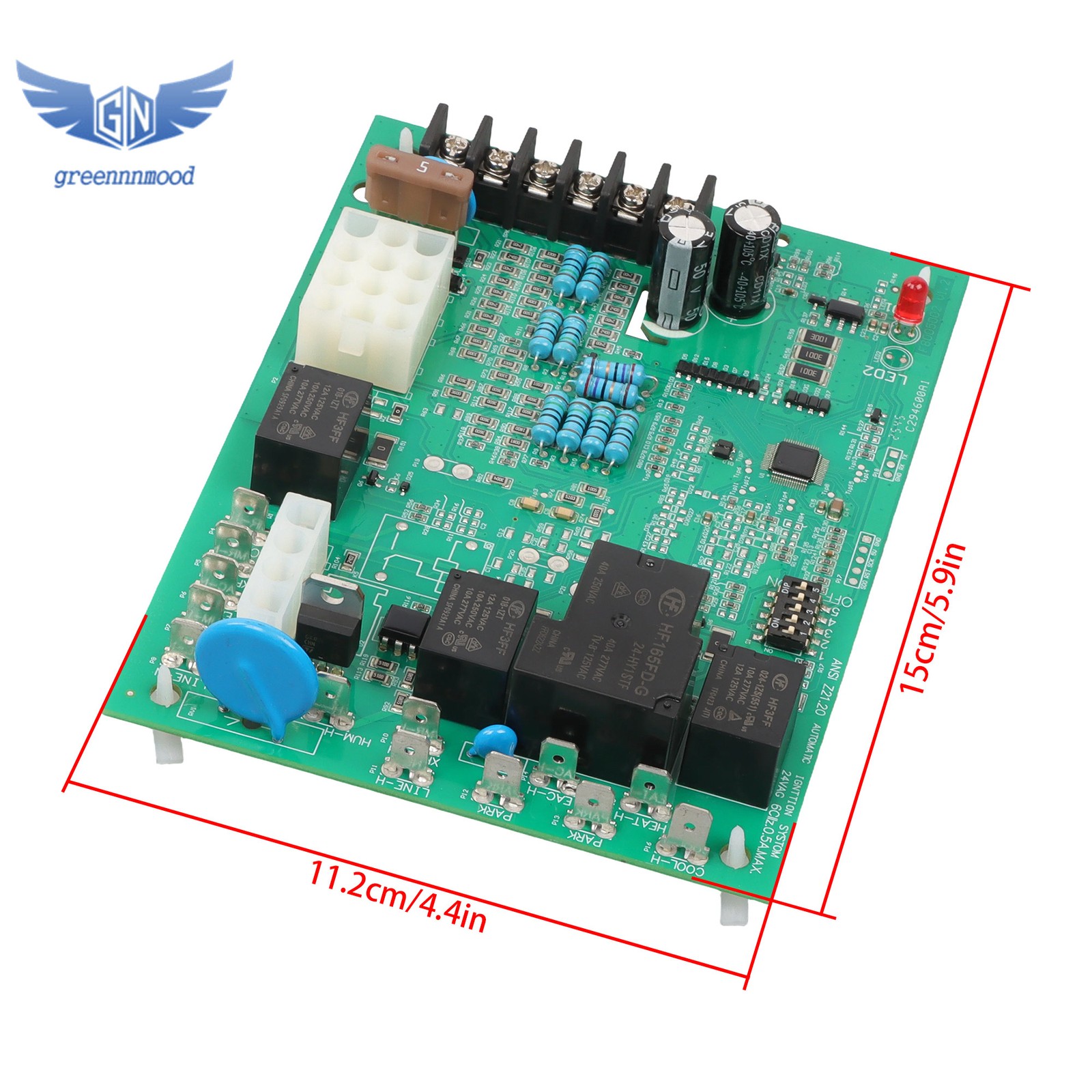 50A65-475 GUARANTEED WORKING 50A65-475-08 Furnace Control Board D341396P04