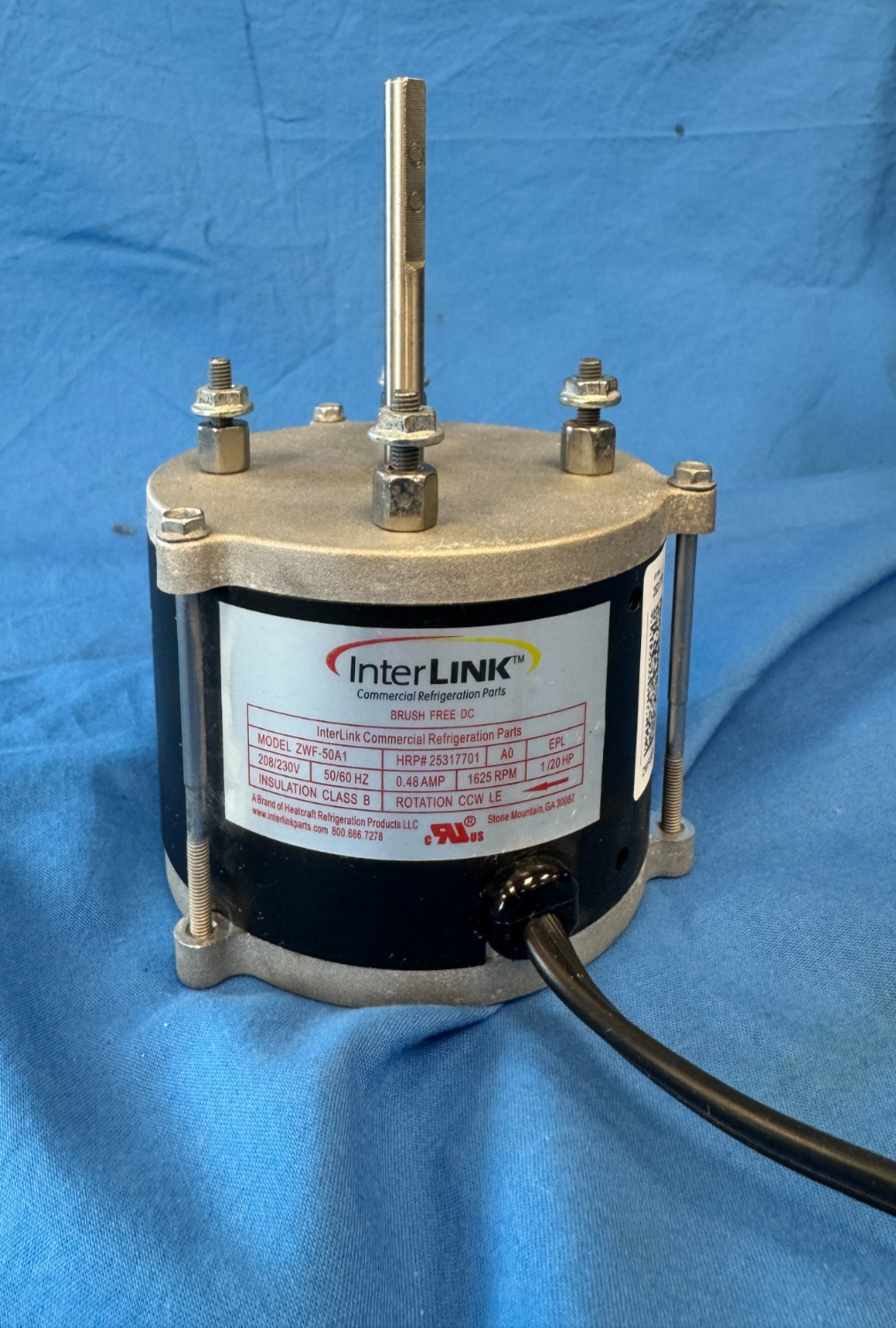 USED 25317701 InterLINK Heatcraft Fan Motor 208/230V 25317701