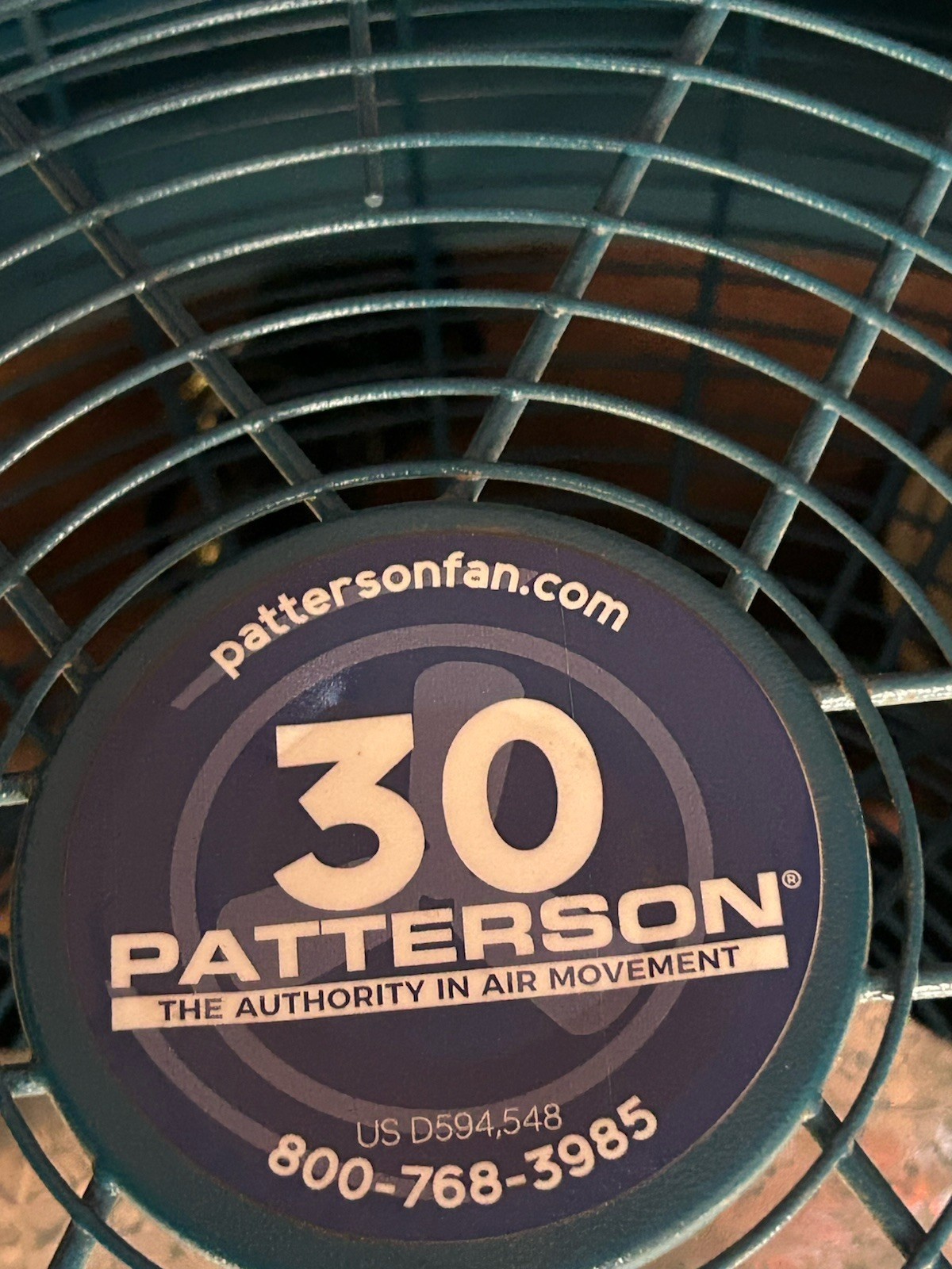 Patterson 30″ High Velocity Circulation Fan 12,000 CFM 230/460v 3 Phase H30B-CS