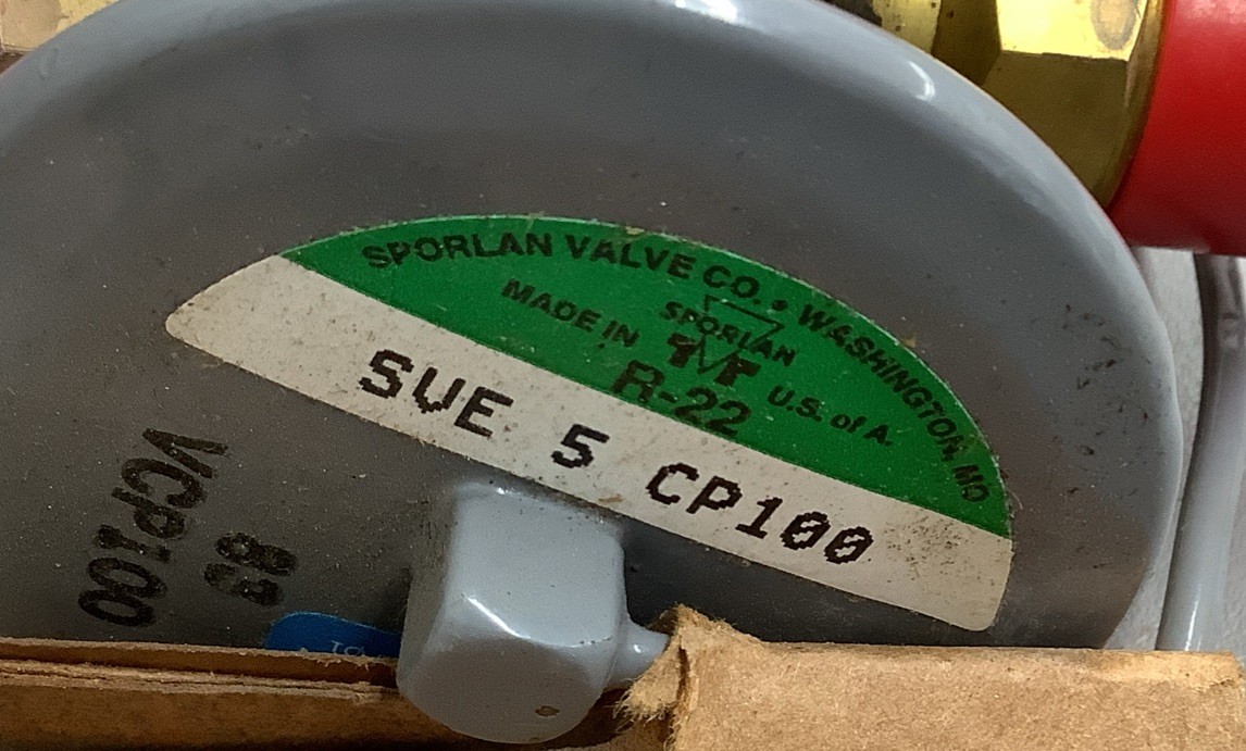 Sporlan SVE-5-CP100 1/2×5/8 SAE Flare Thermostatic Valve (b137)