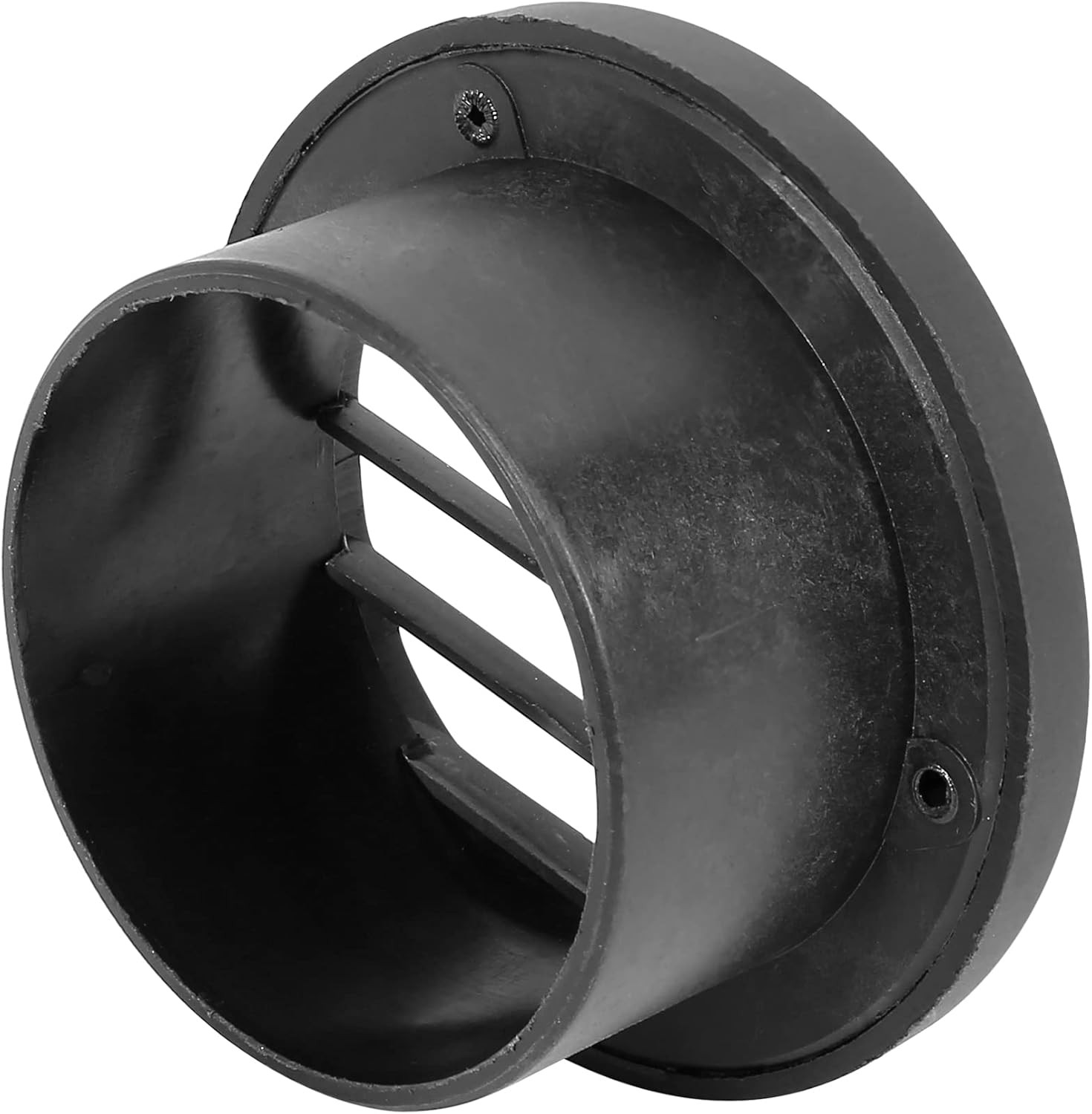 75mm Round Car Heater Ducting Warm Air Vent Outlet 360 Degrees Rotatable Black