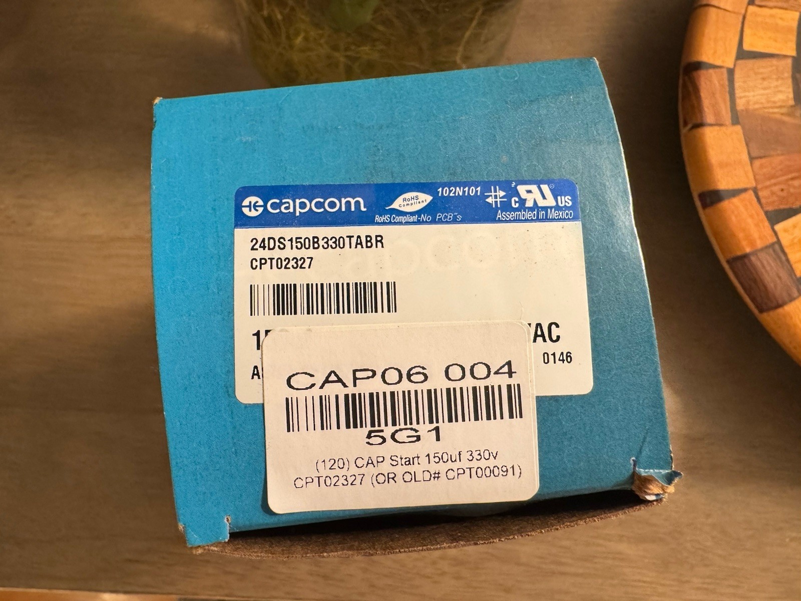2x Capcom Capacitor 24DS150B330TABR for HVAC CPT02327