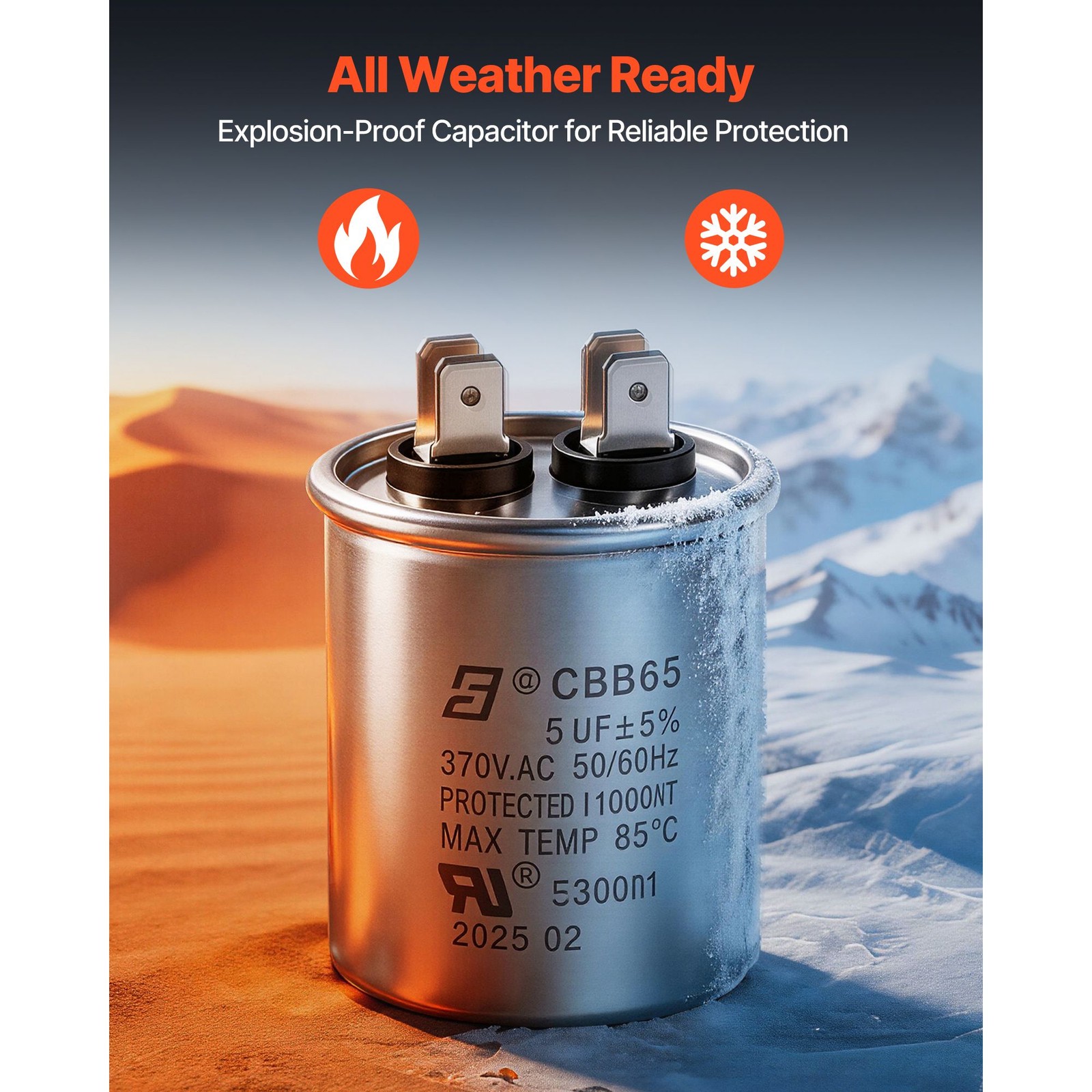OEM Condenser Fan Motor 208-230V 1.1A 42Y Frame