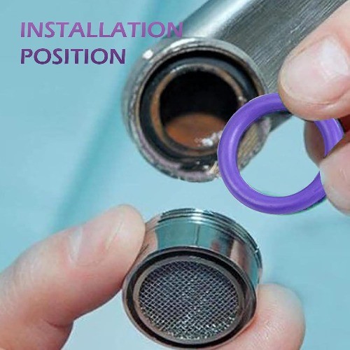 270 PCS Car Air Conditioning Compressor Seal Ring Kits, 18 Sizes Color: Purple