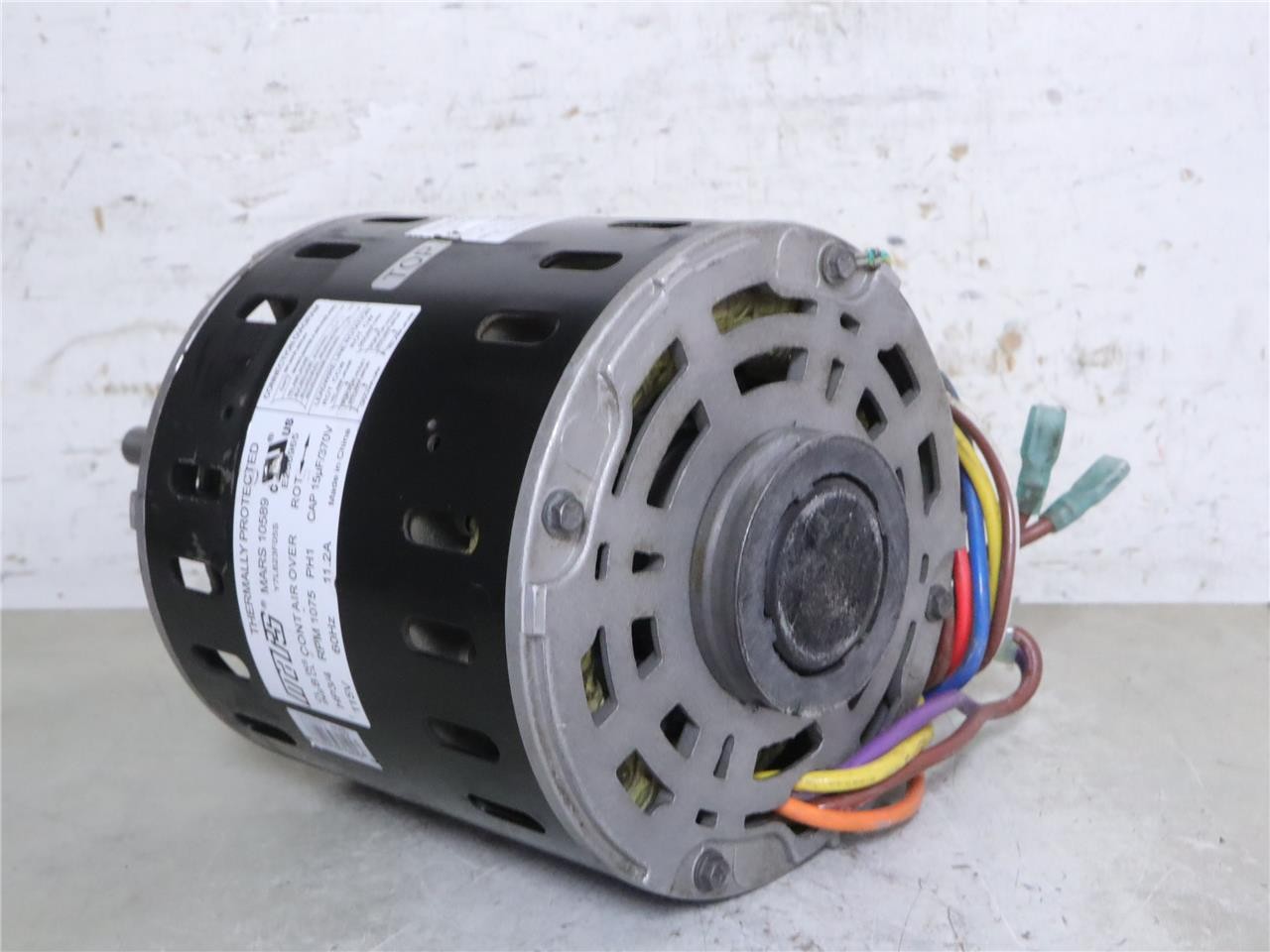 MARS 10589 Furnace Blower Motor 3/4HP 1075RPM 1PH 115V Y7L623F05S