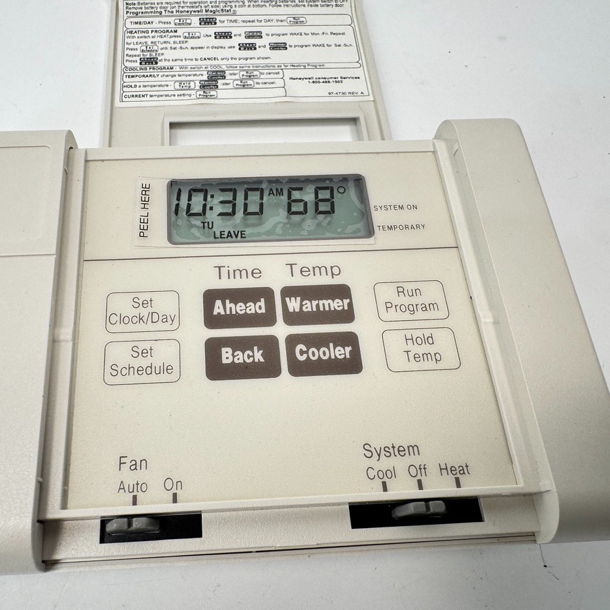Thermostat Honeywell CT3200 5 and 2 day Programmable Beige Heat / Cold
