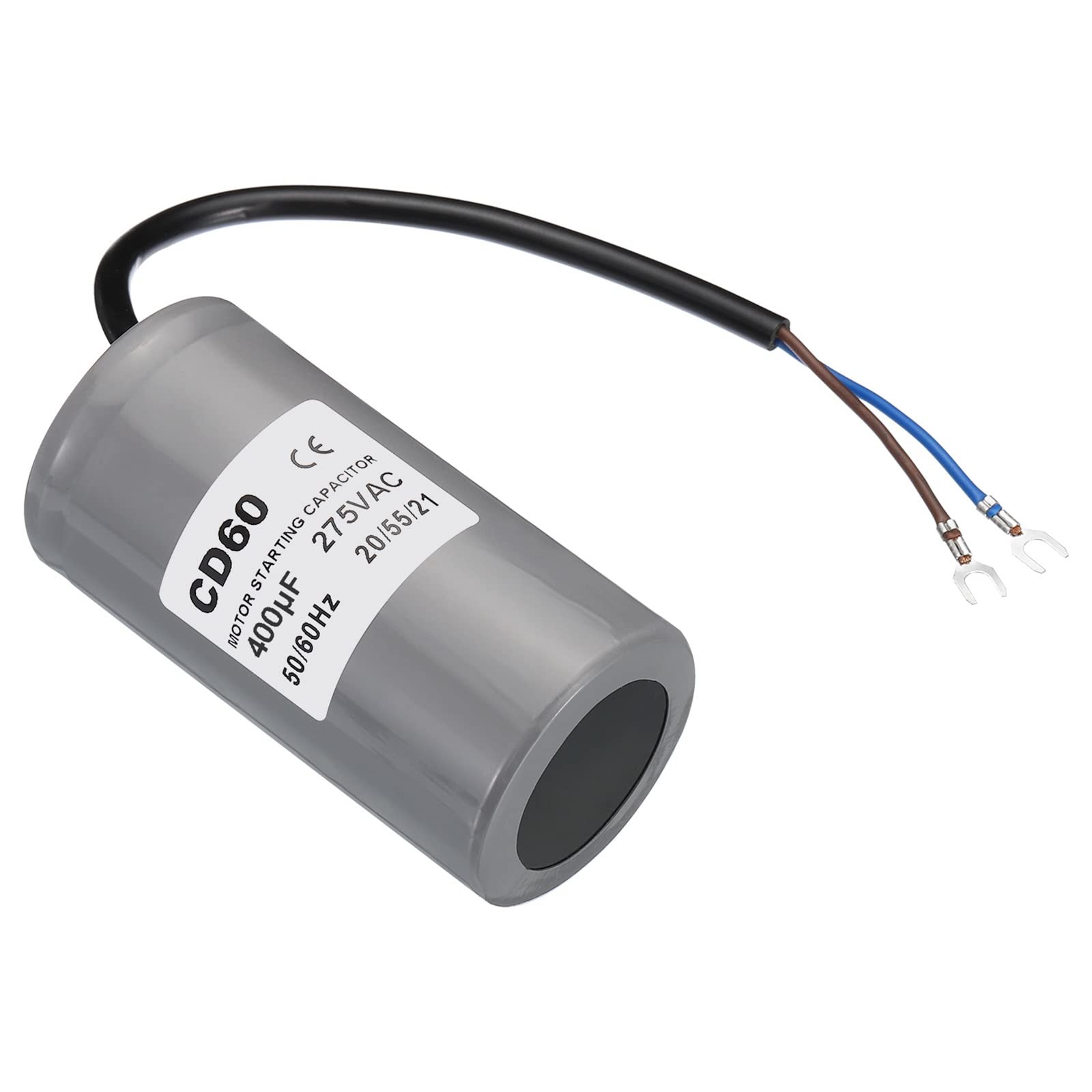 PATIKIL CD60 Running Capacitor, 400uF 275V 2 Wires 50/60Hz Motor Starting…
