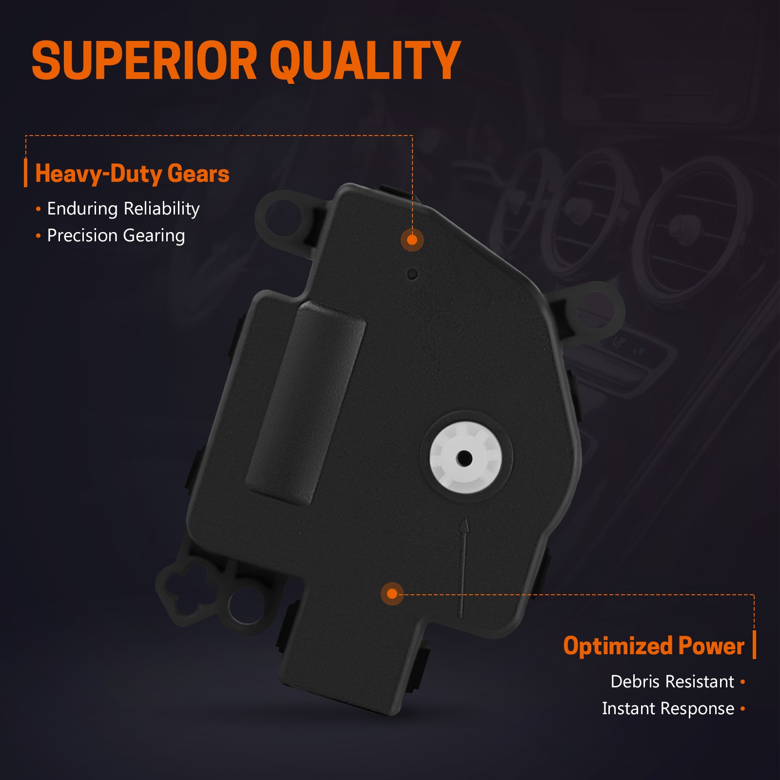 HVAC Heater Blend Door Actuator for Chrysler 200 Dodge Jeep Wrangler Ram 604-029