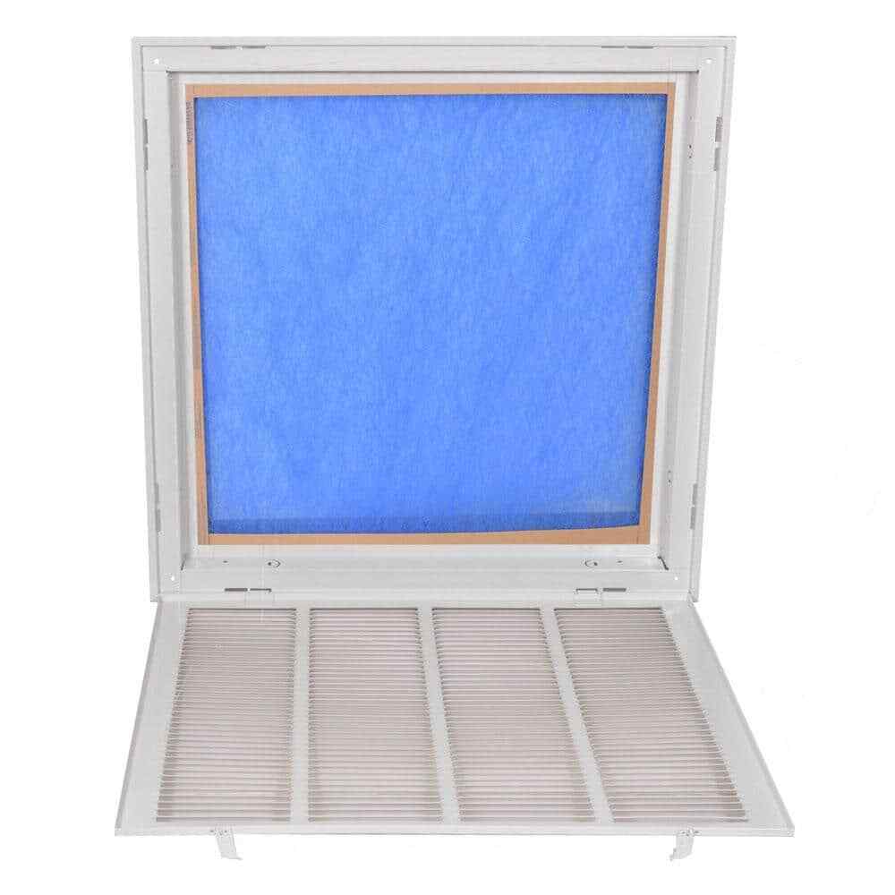 20 in. x 20 in. Steel Return Filter Grille Heavy-Duty Steel For Wall or Ceiling