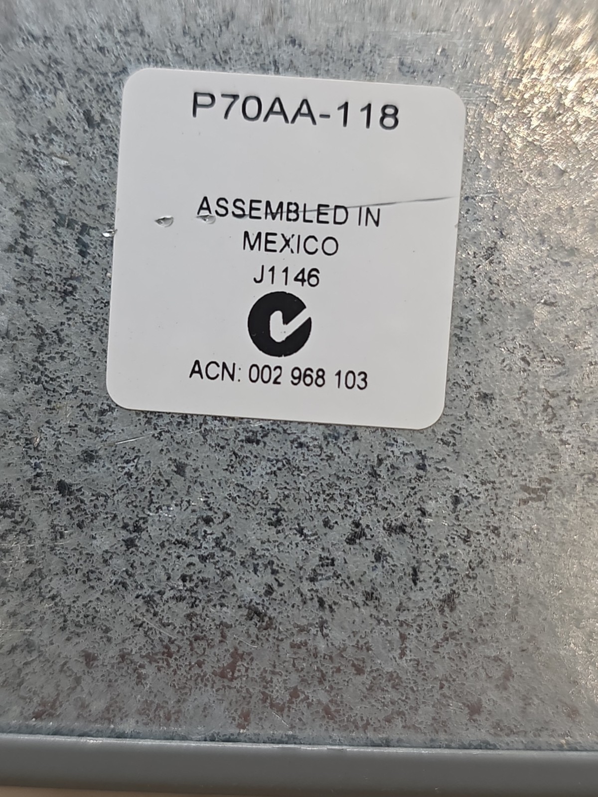 NEW JOHNSON CONTROLS P70AA-118C HIGH PRESSURE CONTROL, NEW NO BOX