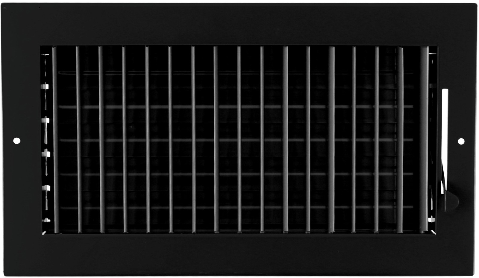 12″x6″ Adjustable Black HVAC Air Diffuser Vent Cover – Ceiling/Wall Grille