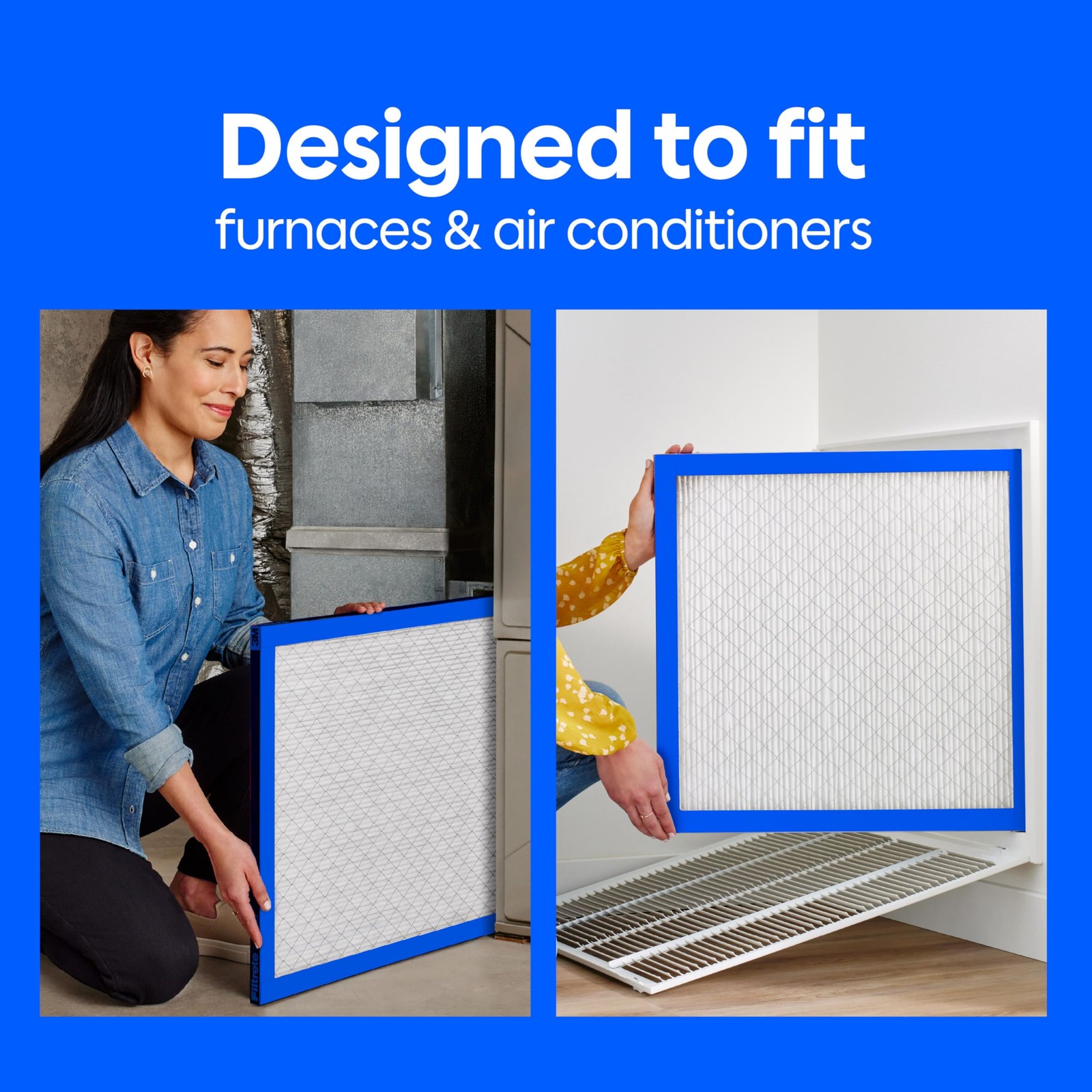 Filtrete 16x25x1 Air Filter, MERV 13 MPR 1900, Allergens, 16x25x1, White
