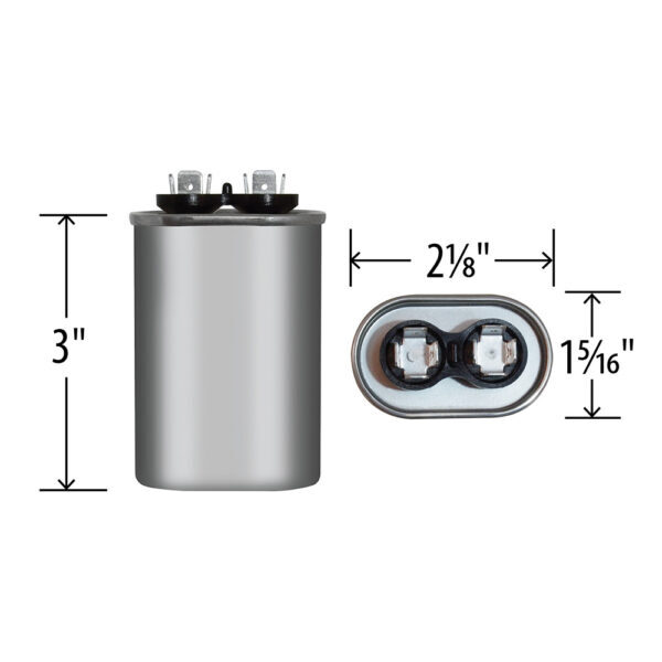 10 uF x 440 VAC CBB65 Oval Run Capacitor # 800P106H44A30A4X 14032