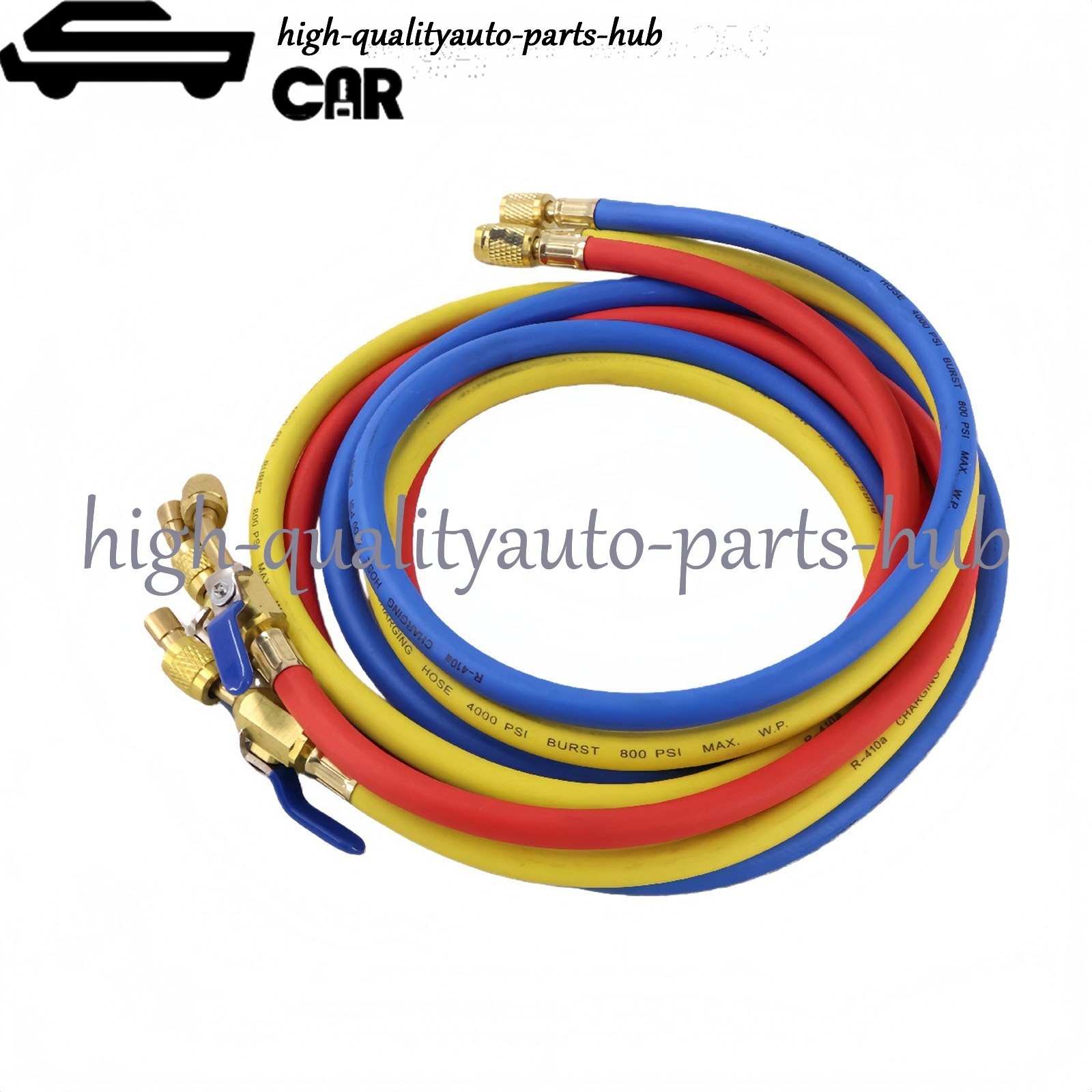 3Pack 29986 Plus II 1/4″ Hose with Compact Ball Valve 72″ for R-410A Refrige US