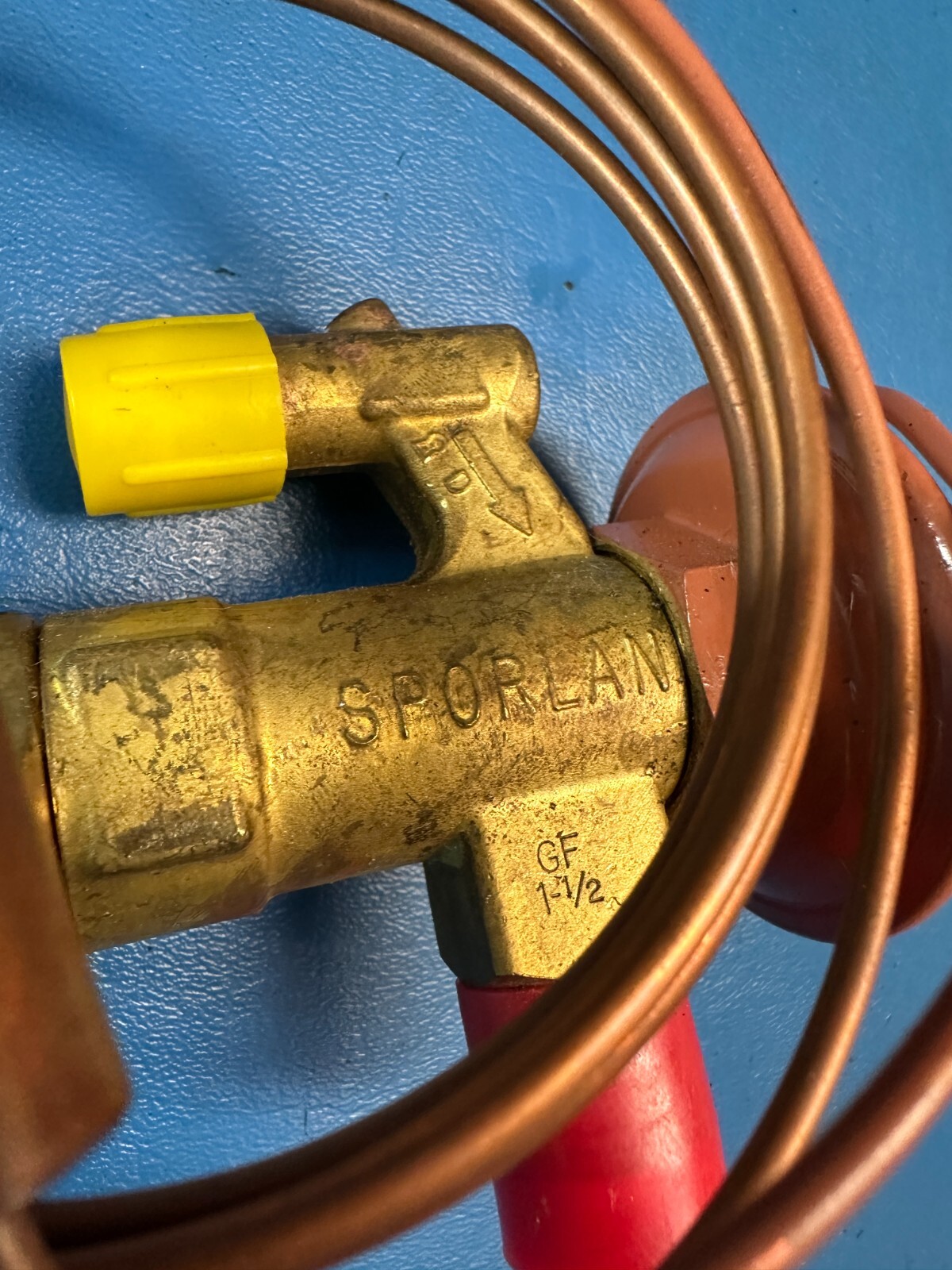 Sporlan 5′ Tubing Refrigerant-12 Thermostatic Expansion Valve GFE-1 1/2-C