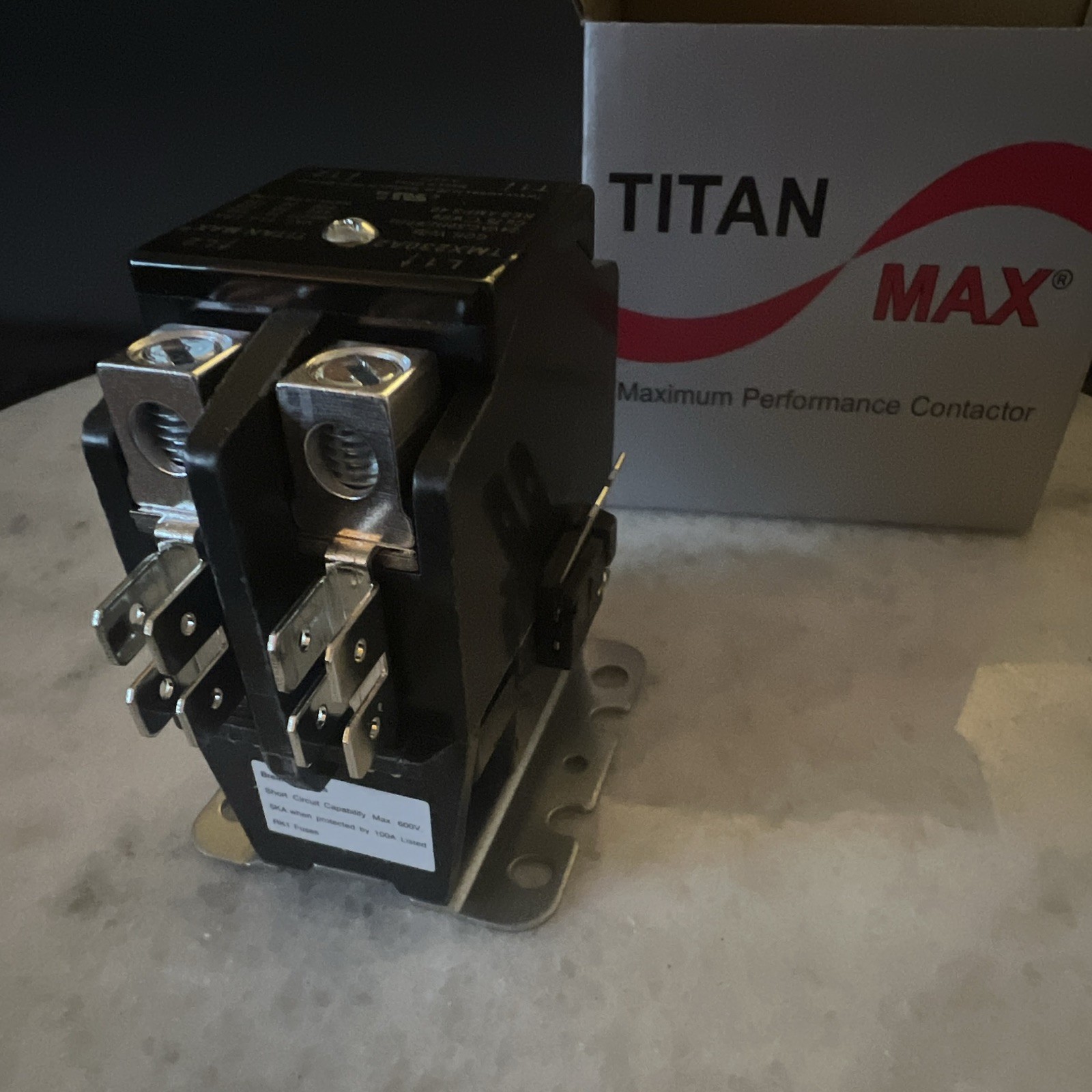 Titan Max Definite Purpose Contactor 2 Pole 24V Coil TMX230A2