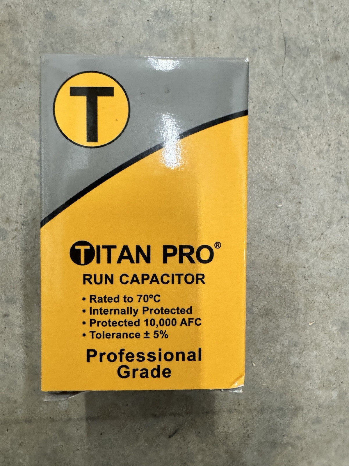 5 TitanPro TRCFD455 HVAC Round Dual Motor Run Capacitor. 45/5 MFD/UF440/370 Volt