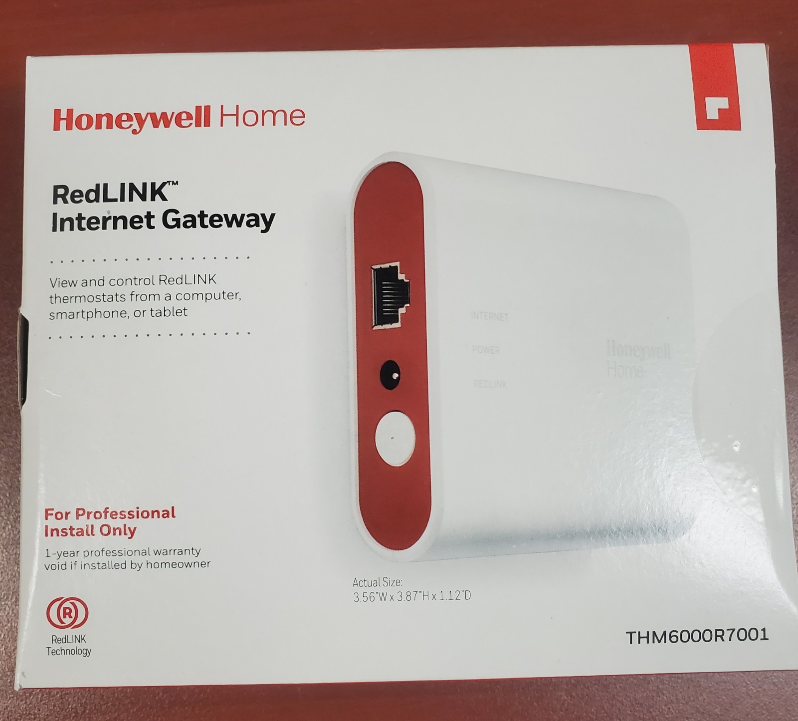 Honeywell THM6000R7001 RedLINK Internet Gateway with Ethernet Cable and Power…