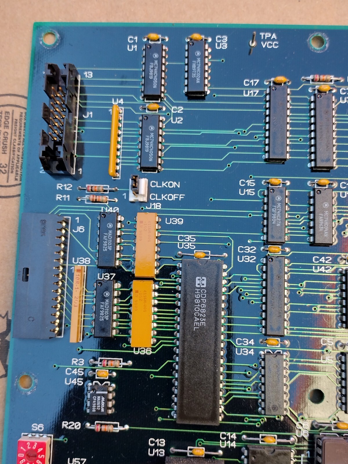 York 031-01095-002 Rev B Chiller Processor Board