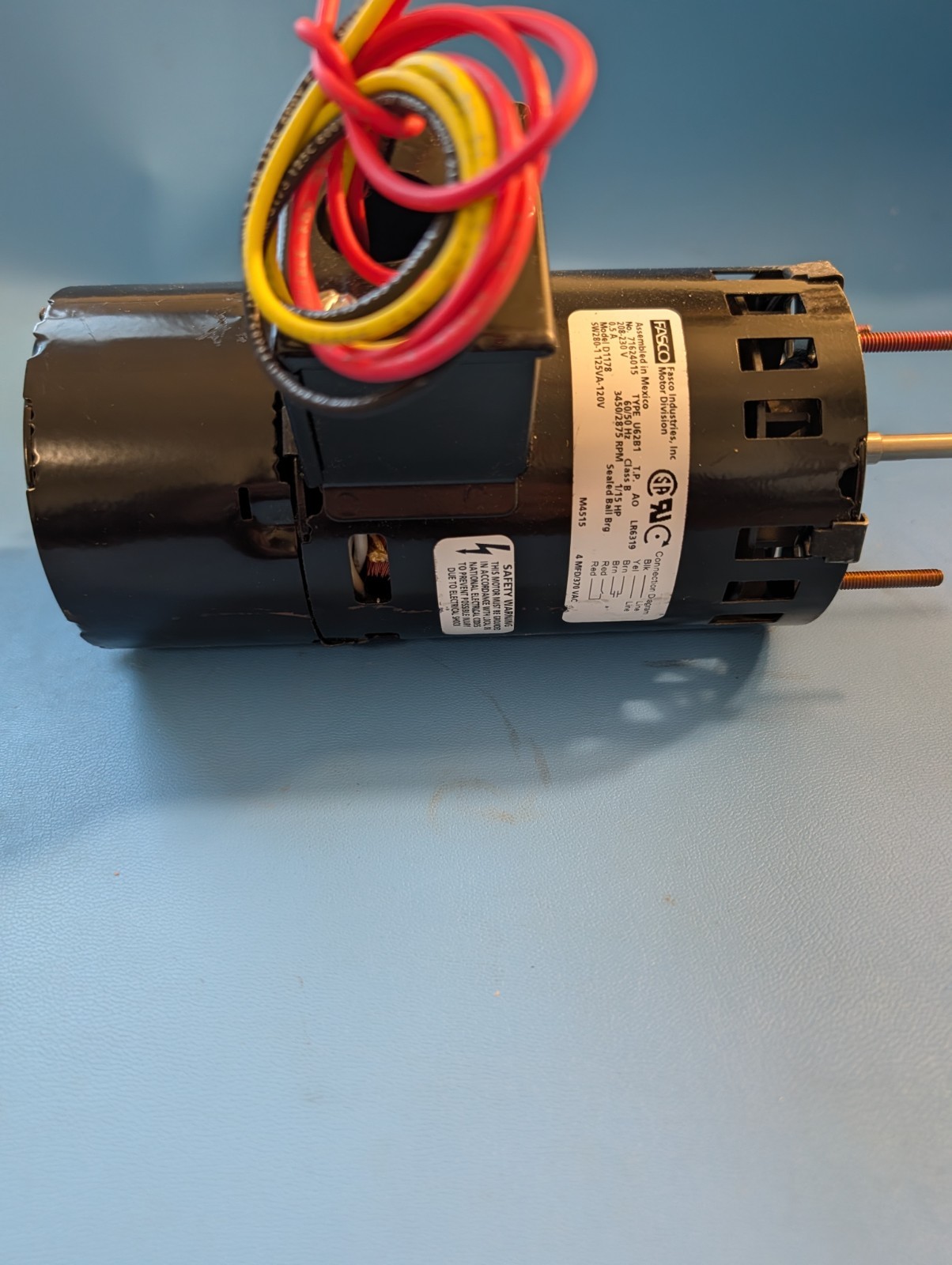 Fasco D1178 Motor, 1/15 Hp, Oem Replacement Brand: Carrier/Bdp Replacement For: