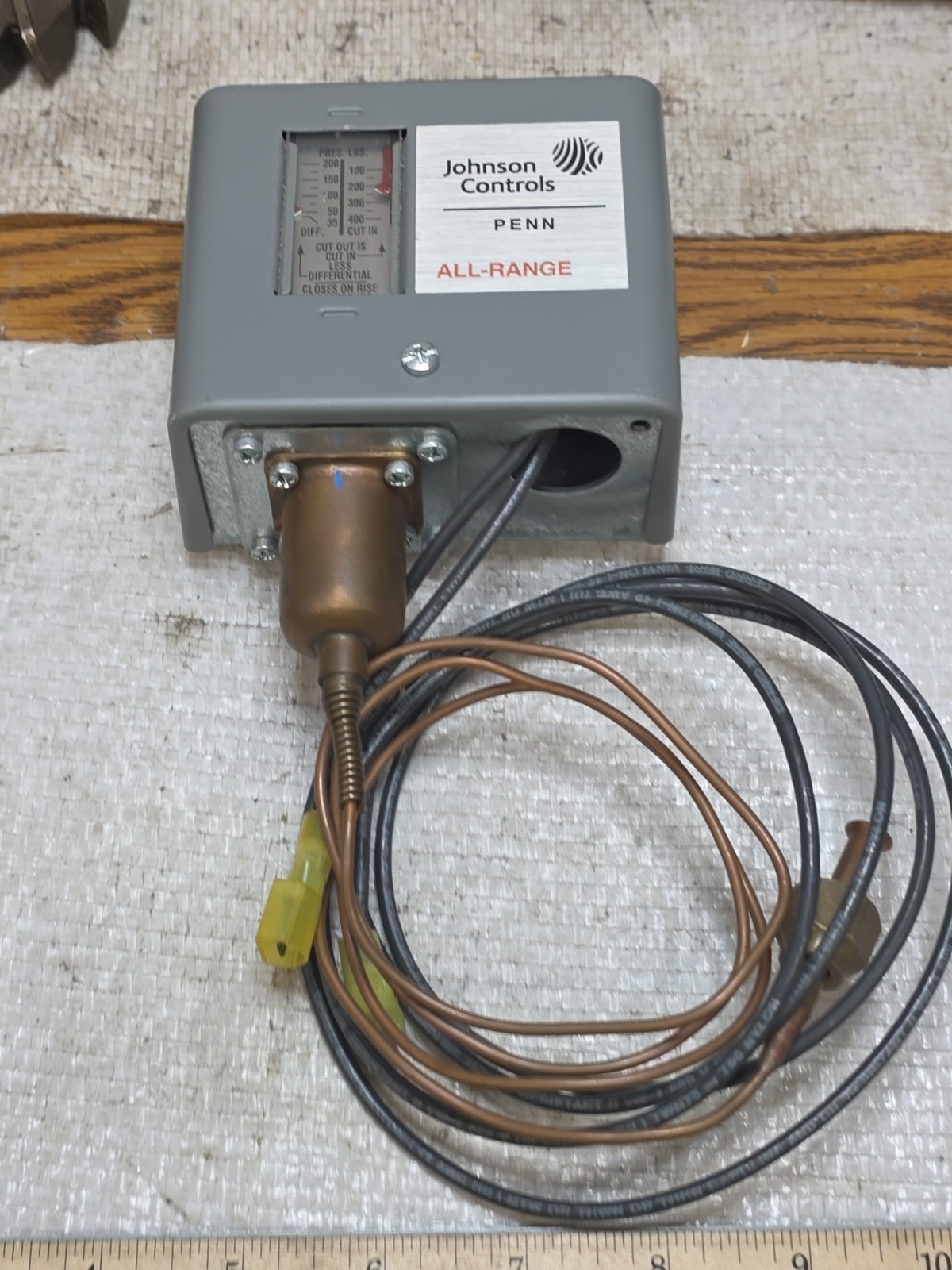 NEW JOHNSON CONTROLS P70AA-118C HIGH PRESSURE CONTROL, NEW NO BOX