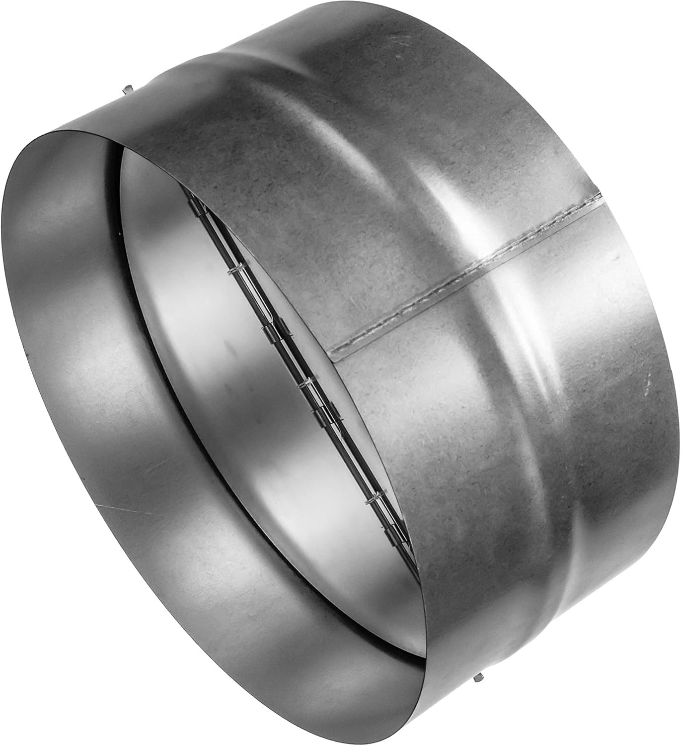 Galvanized Steel 12 Inch Duct Backdraft Damper – One-Way Airflow HVAC Damper,…
