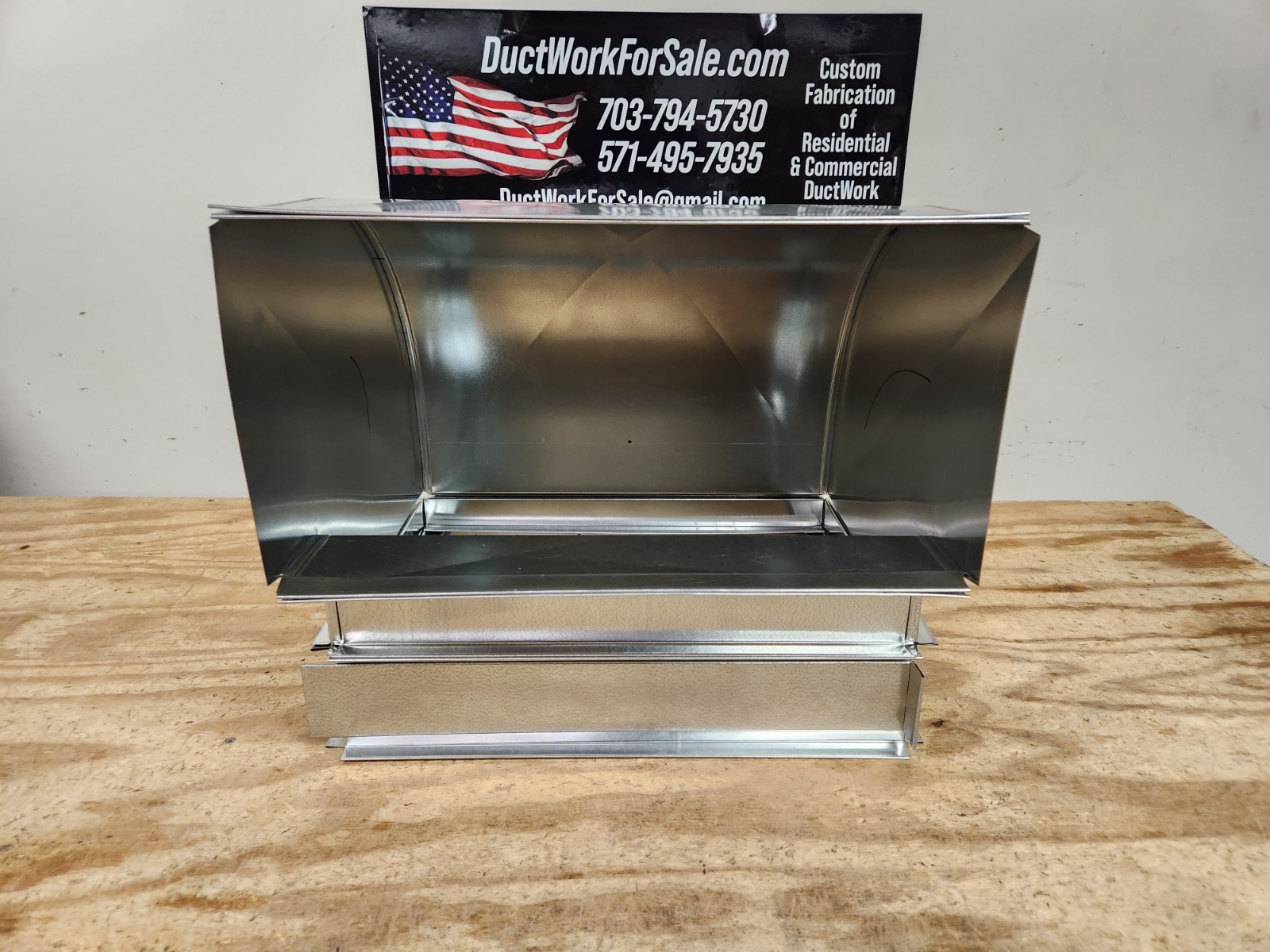 Return Plenum Elbow 14″x20″ to 8″x20″ with Included 14″x20″ Filter Rack Package