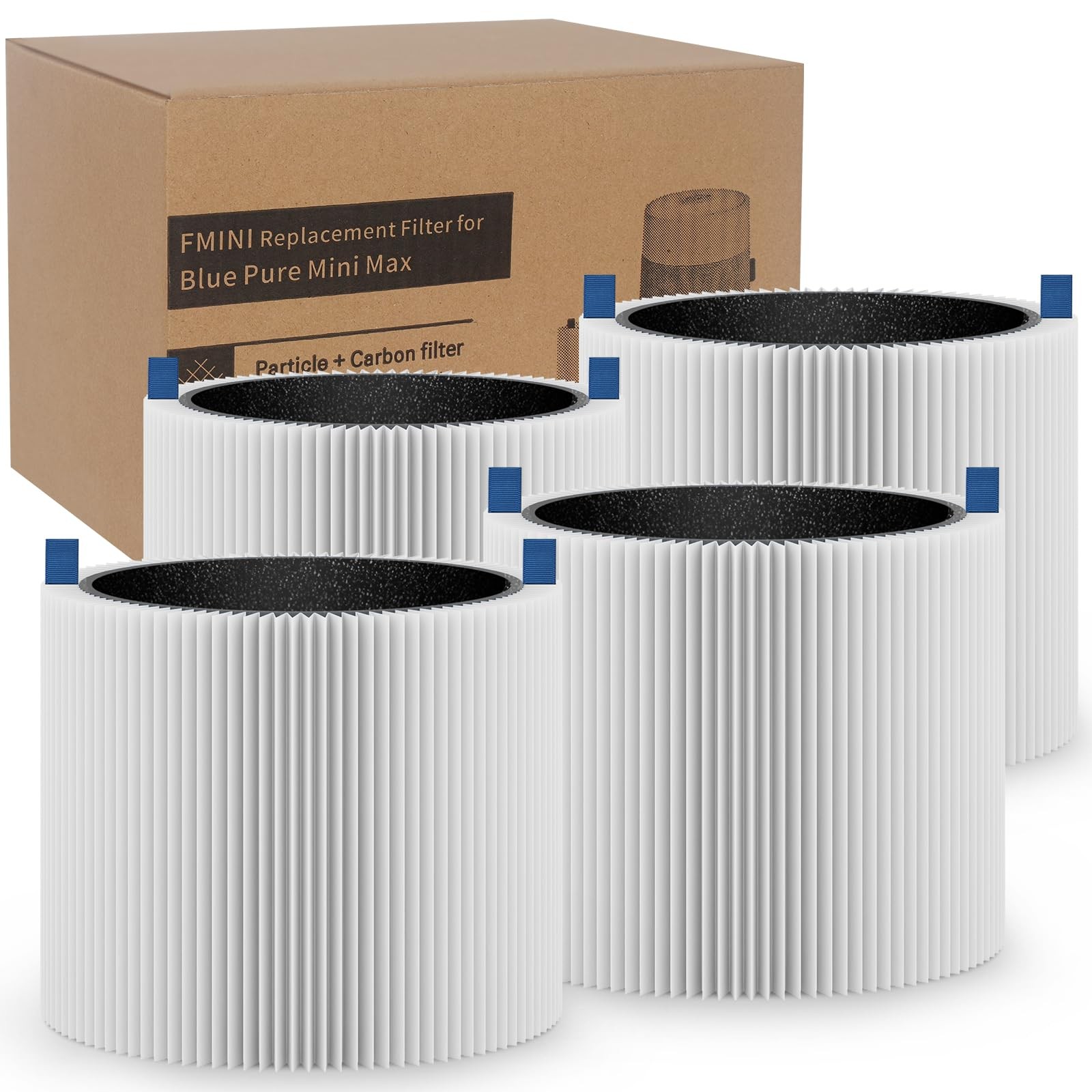 4 Pack Mini Max Filter Compatible with Blue Pure MiniMax (4-Pack)