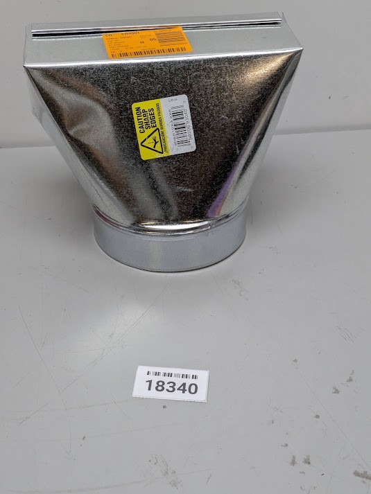 Master Flow Stack Boot 10 in. x 3-1/4 in. to 6 in. 90 Degree Galvanized Steel