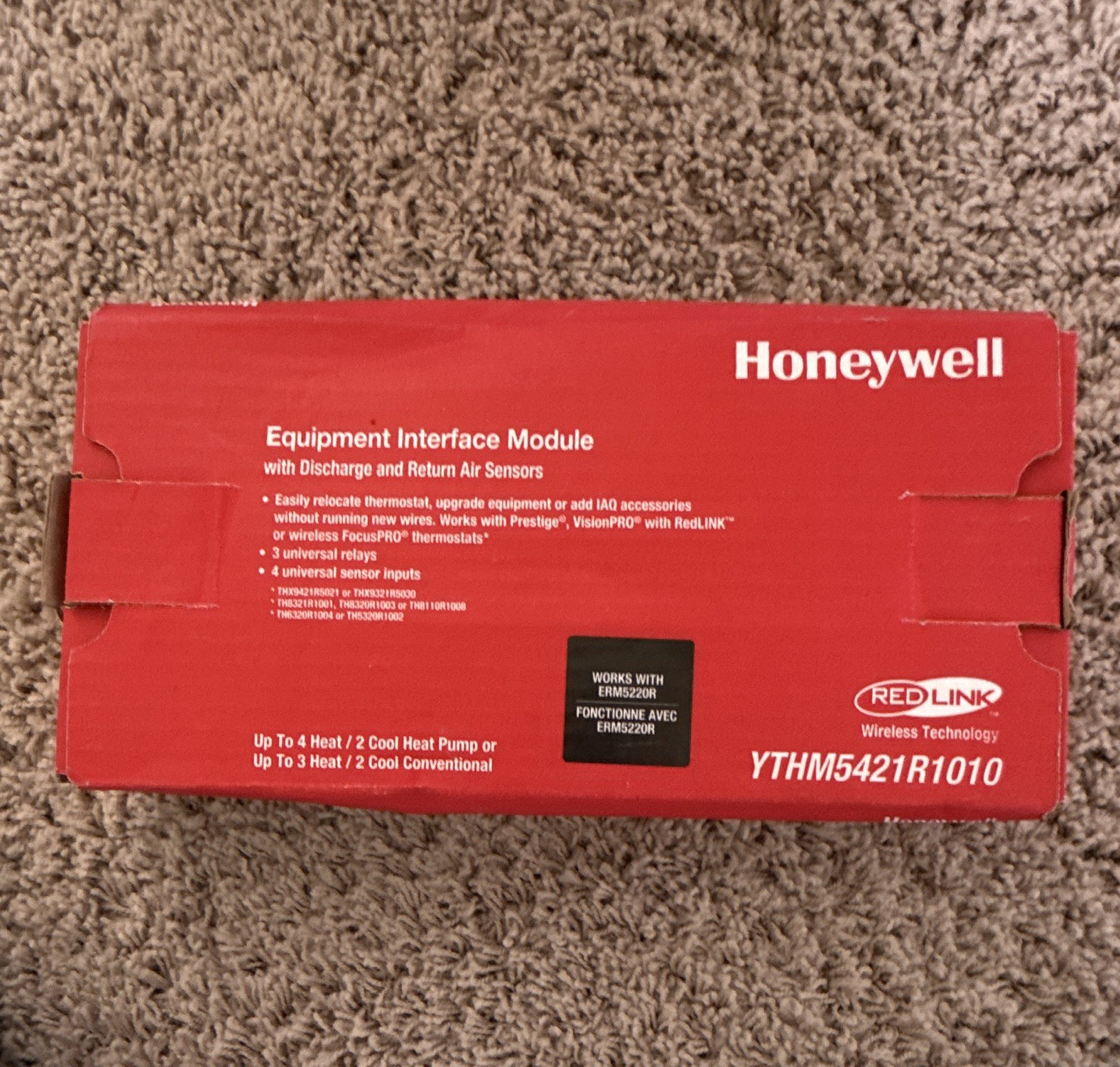 Honeywell RedLINK Equipment Interface Module (EIM) YTHM5421R1010 Thermostat