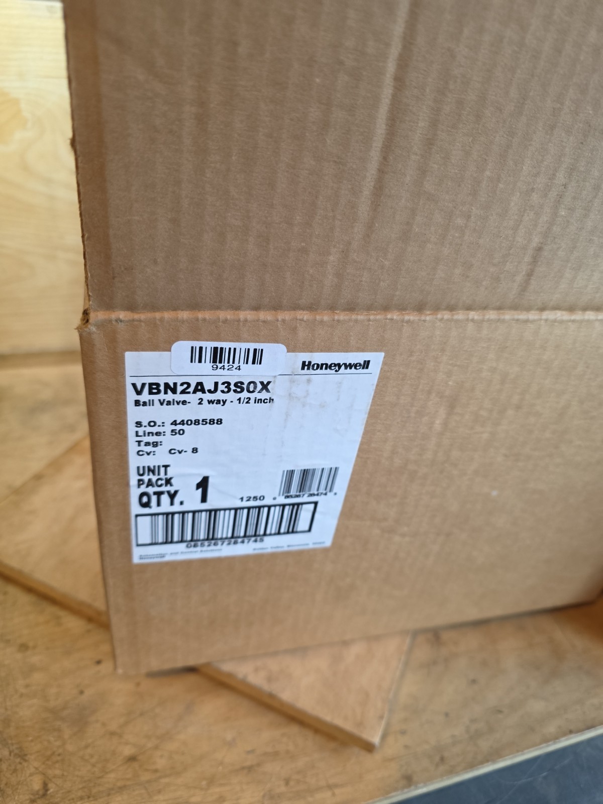 Honeywell VBN2AJ3S0X Ball Valve 2 Way 1/2 In NEW *WE*SHIP*TODAY*