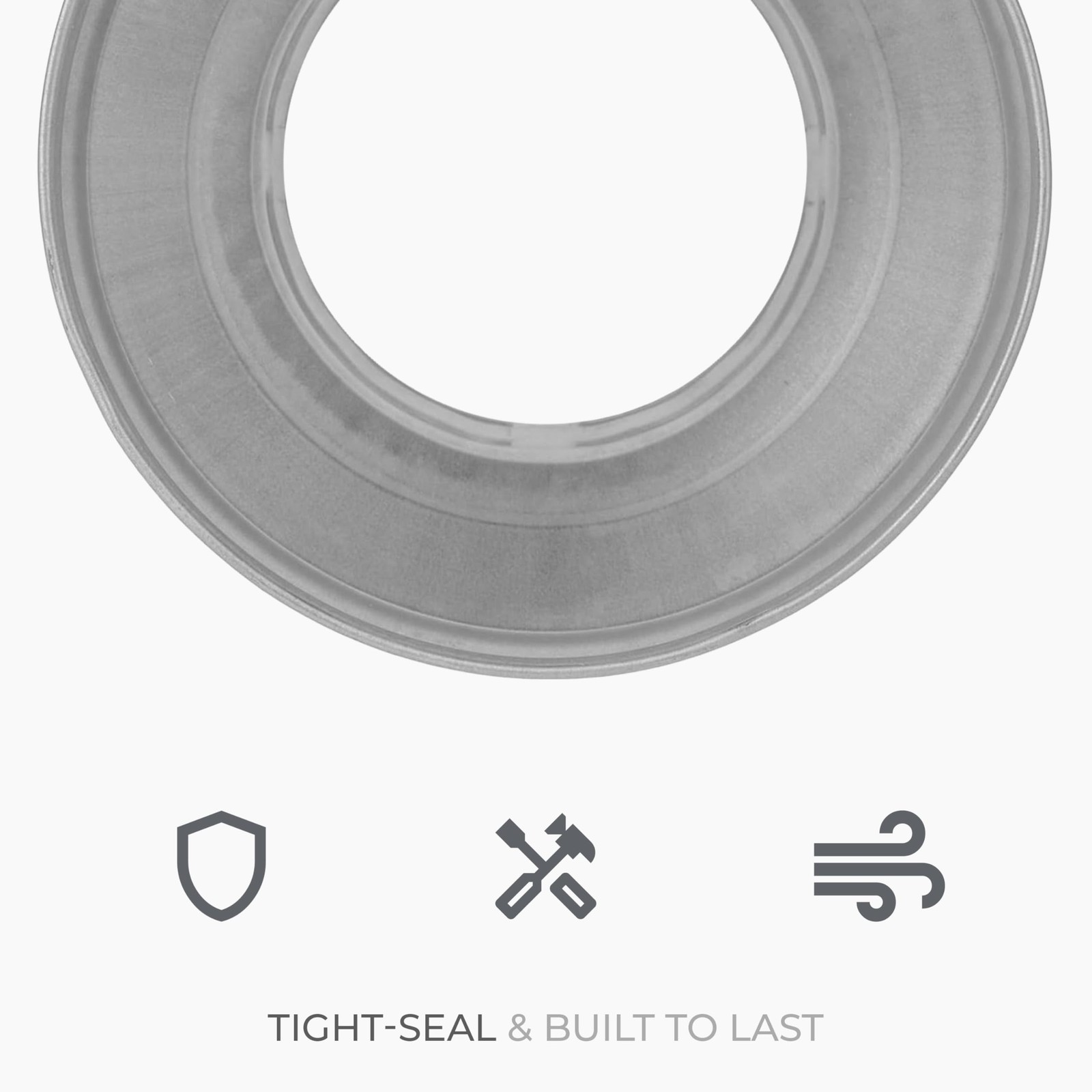 Hvac Ov 12.5 To 4 Inch Round Duct Reducer – Galvanized Steel Pipe Increaser –
