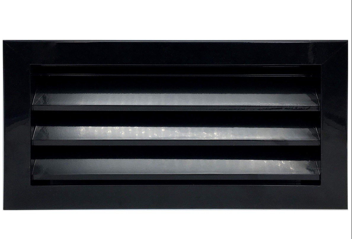 HVAC Premium 16″W x 8″H Aluminum Exterior Gable Louver Vent ForWalls &Crawlspace