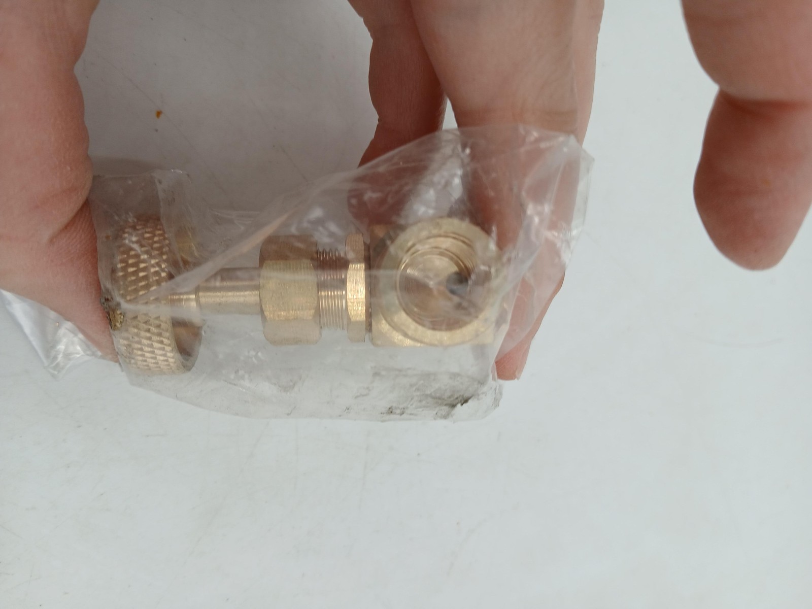 Refrigeration Access Valve Brass Service Port HVAC Shut Off Charging Fitting