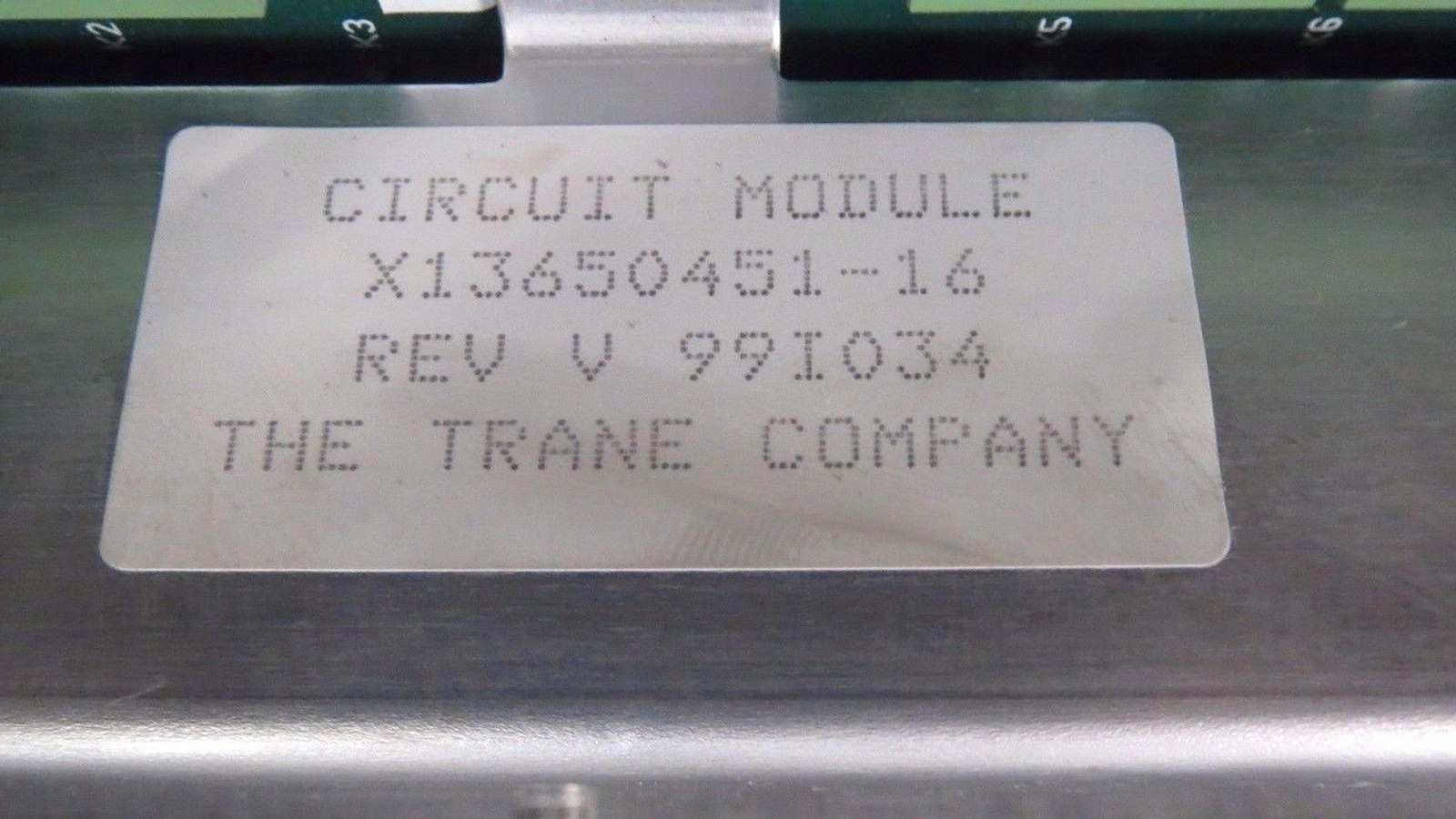 TRANE CIRCUIT BOARD MODULE X13650451-16 REV V **WARRANTY INCLUDED**