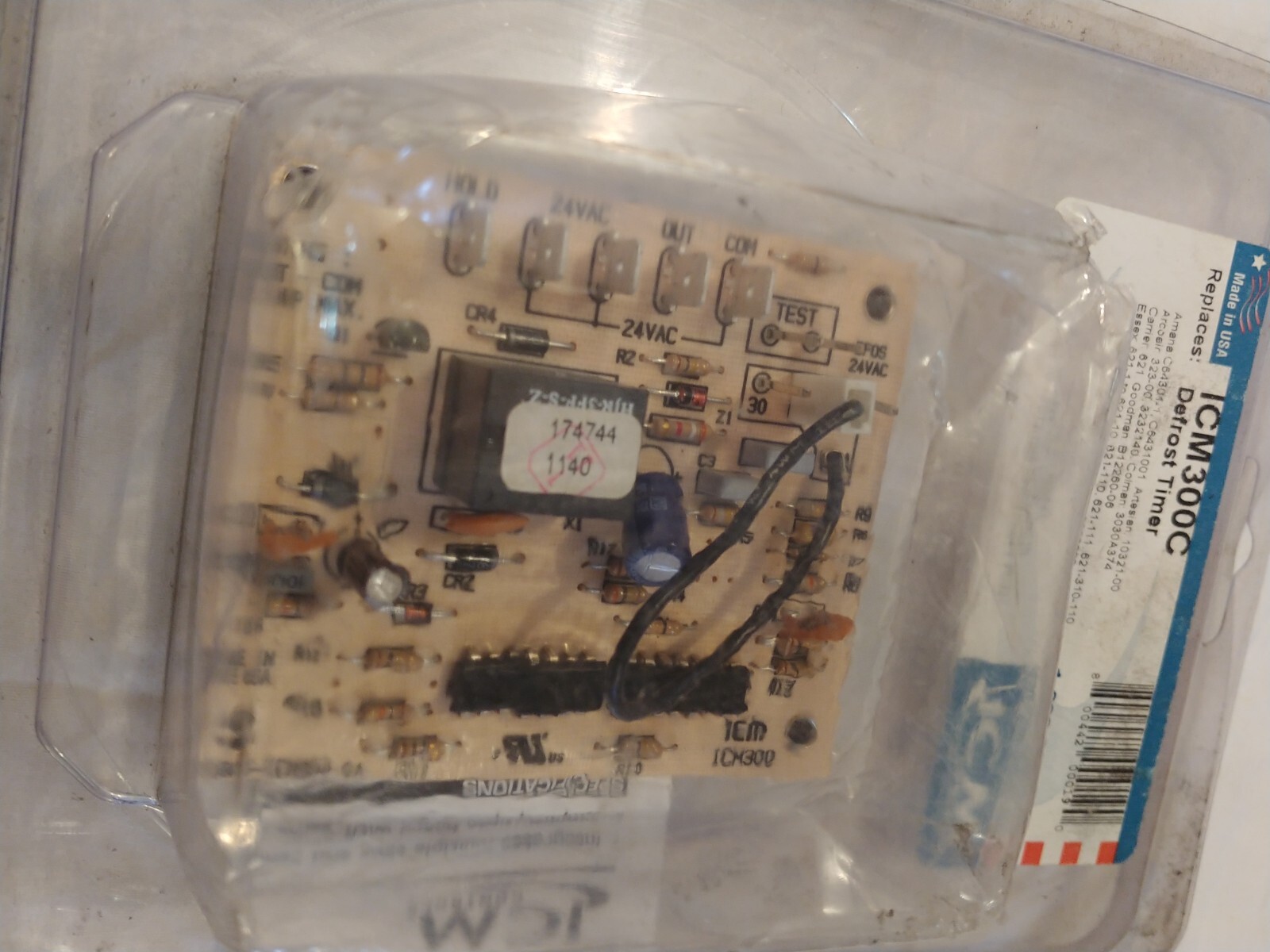 ICM Controls ICM300C Defrost Control Board Amana Goodman Rheem Lennox Honeywell