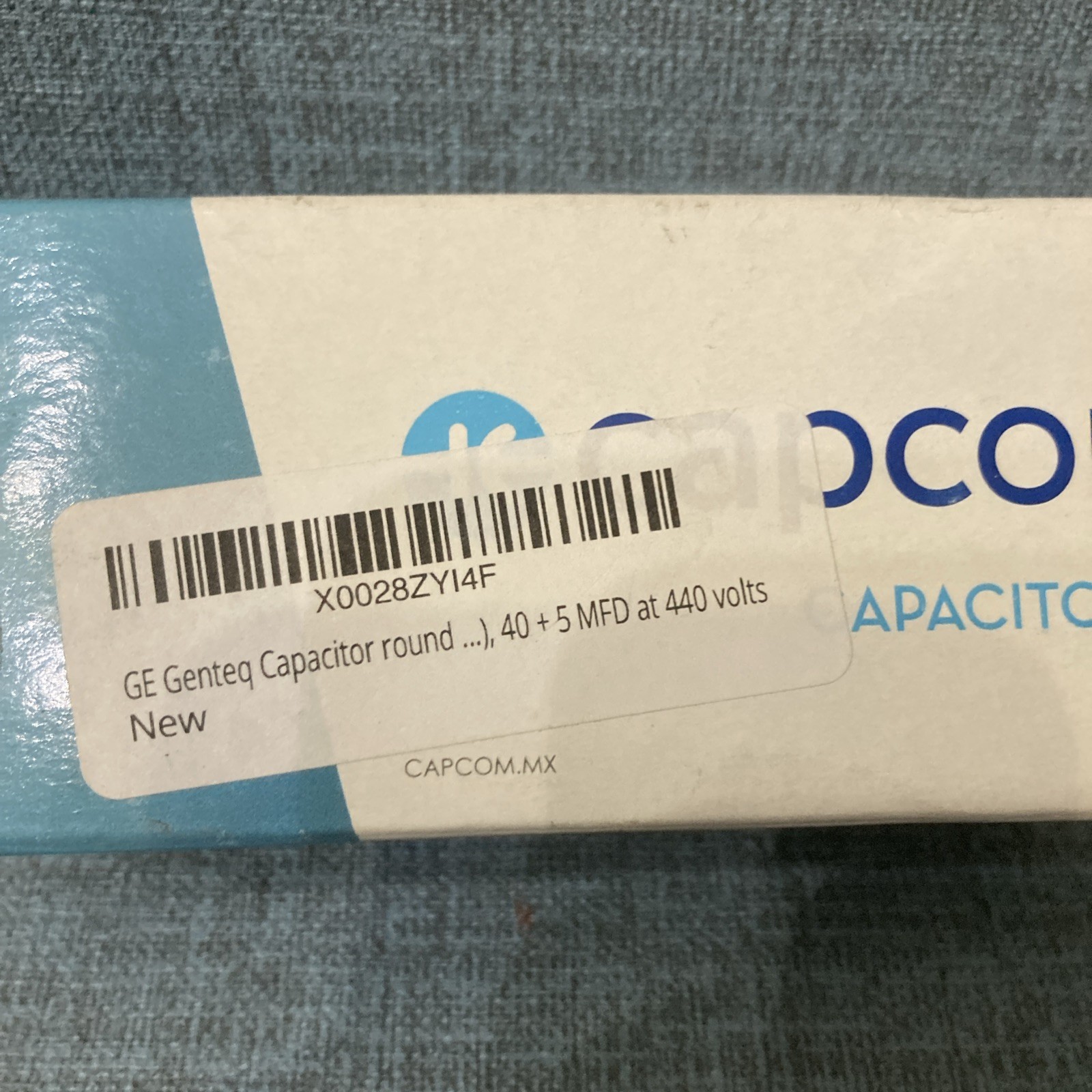 Capcom Dual Run Capacitor 40/5uf 440VAC Model 97F9838 MPN 97F9838 C4405R 40+5