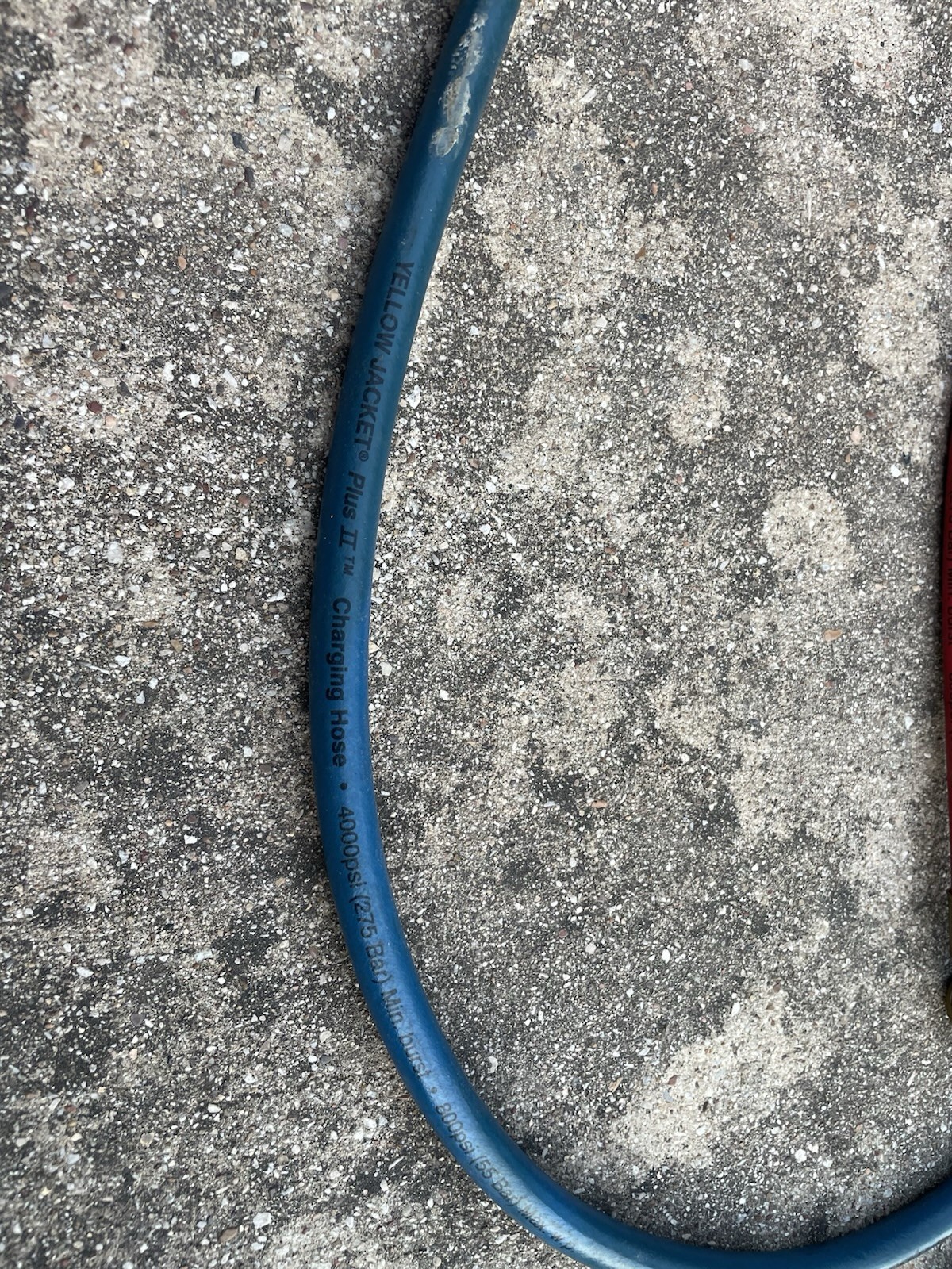 Yellow Jacket Plus II HVAC Charging Hoses 3-Piece Red Blue Yellow 36” Untested