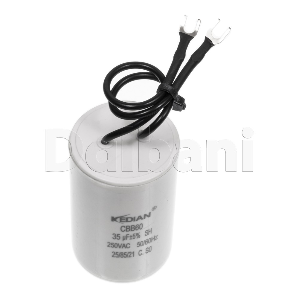New 35UF 250VAC Wire Motor Run Capacitor 35MFD CBB60 HVAC 25/85/21 30X60MM