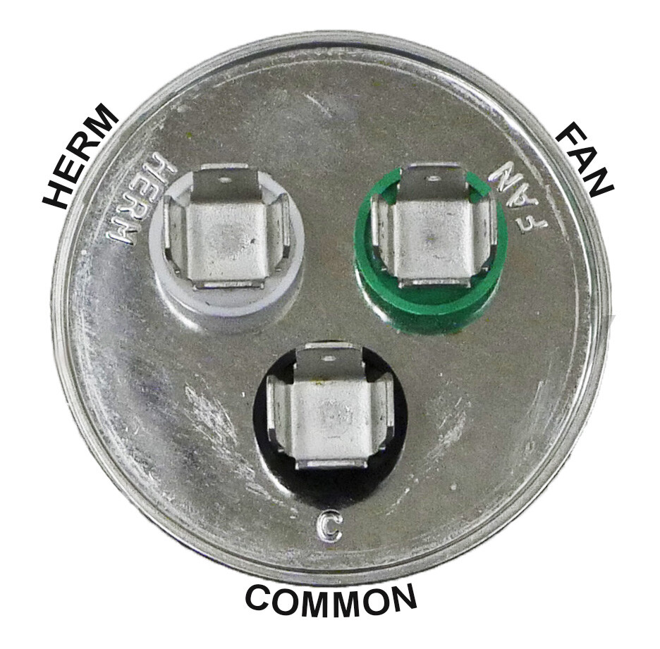 Lot of 5 Dual Run Capacitor 50/5 MFD 450VAC for HVAC system – AceCrew CBB65 –