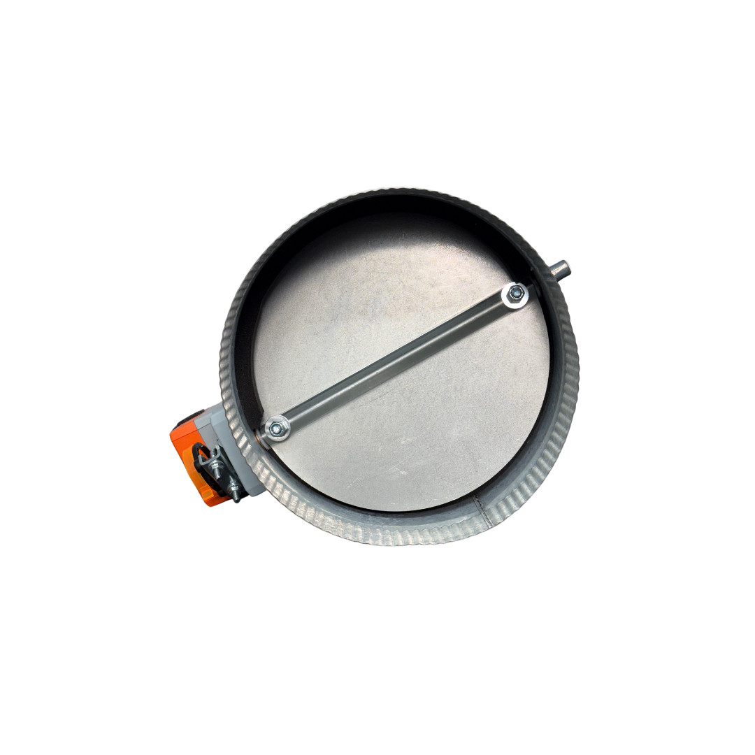 SD 9″ Bellimo 3 wire Motorized 24v round zone control damper dampner