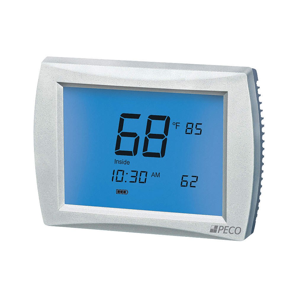 PECO T12532-001 Low Volt Prog Tstat Heat/Cool,20-30V AC 6FFW5