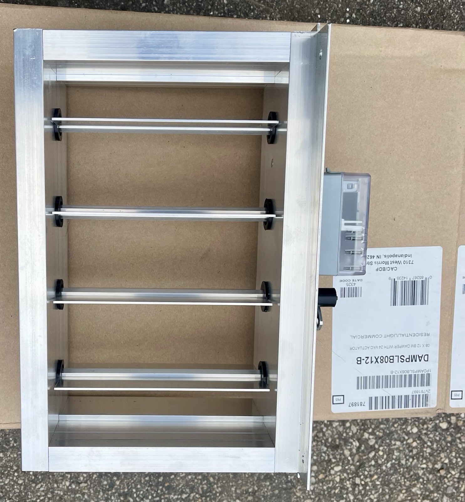Honeywell DAMPSL08X12-B 24V Electric Damper 8X12 New Wholesalers Stock