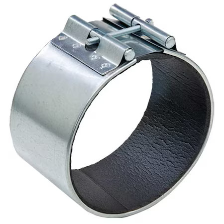 Ductmate Grqs8ga Round Connector Sleeve, 8 In Duct Dia, Metal, 24 Ga Ga, 8 In